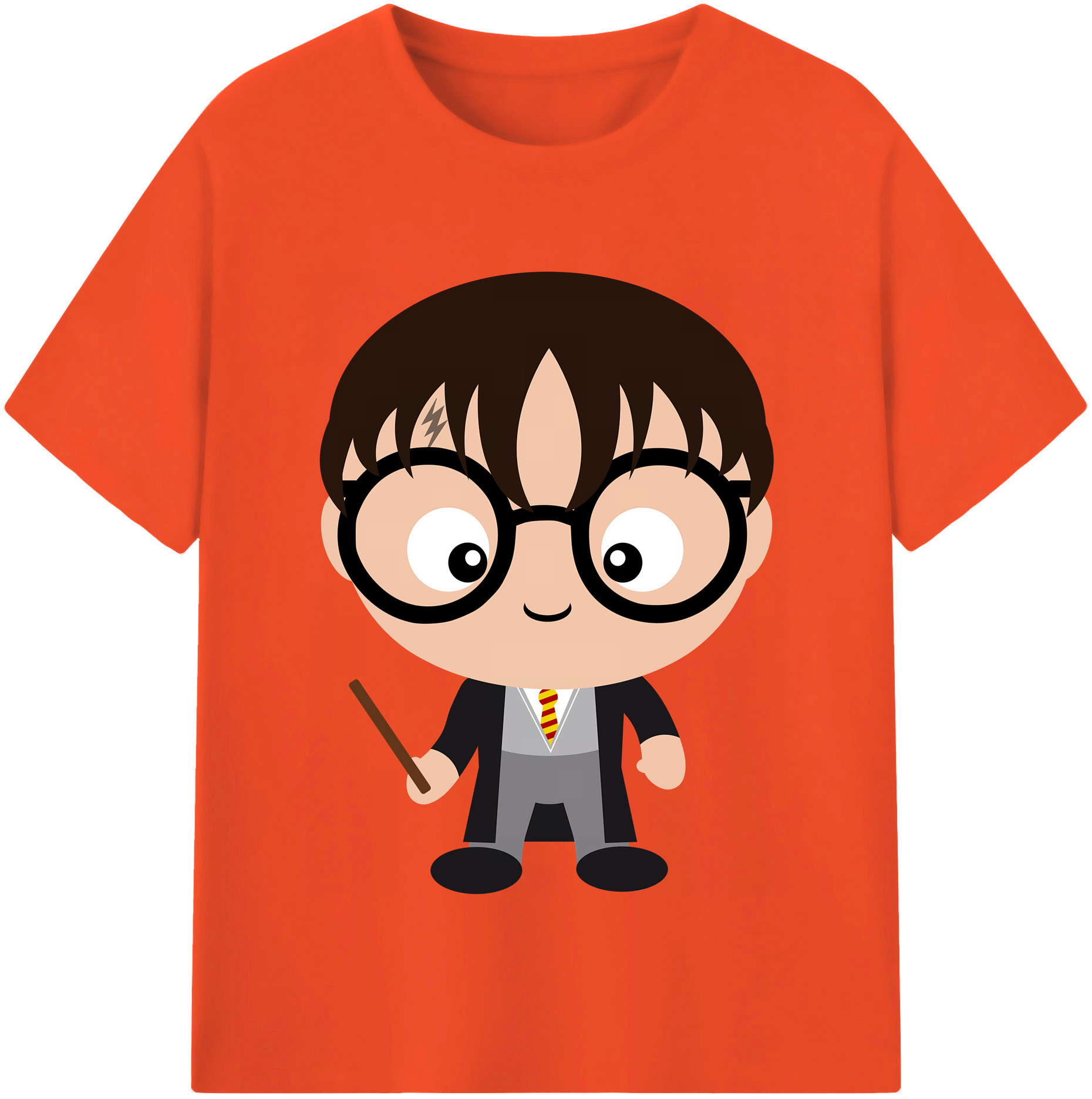 （画像用） Harry Potter ハリー・ポッターシリーズ 綿100％半袖Tシャツ（フロントプリント）
