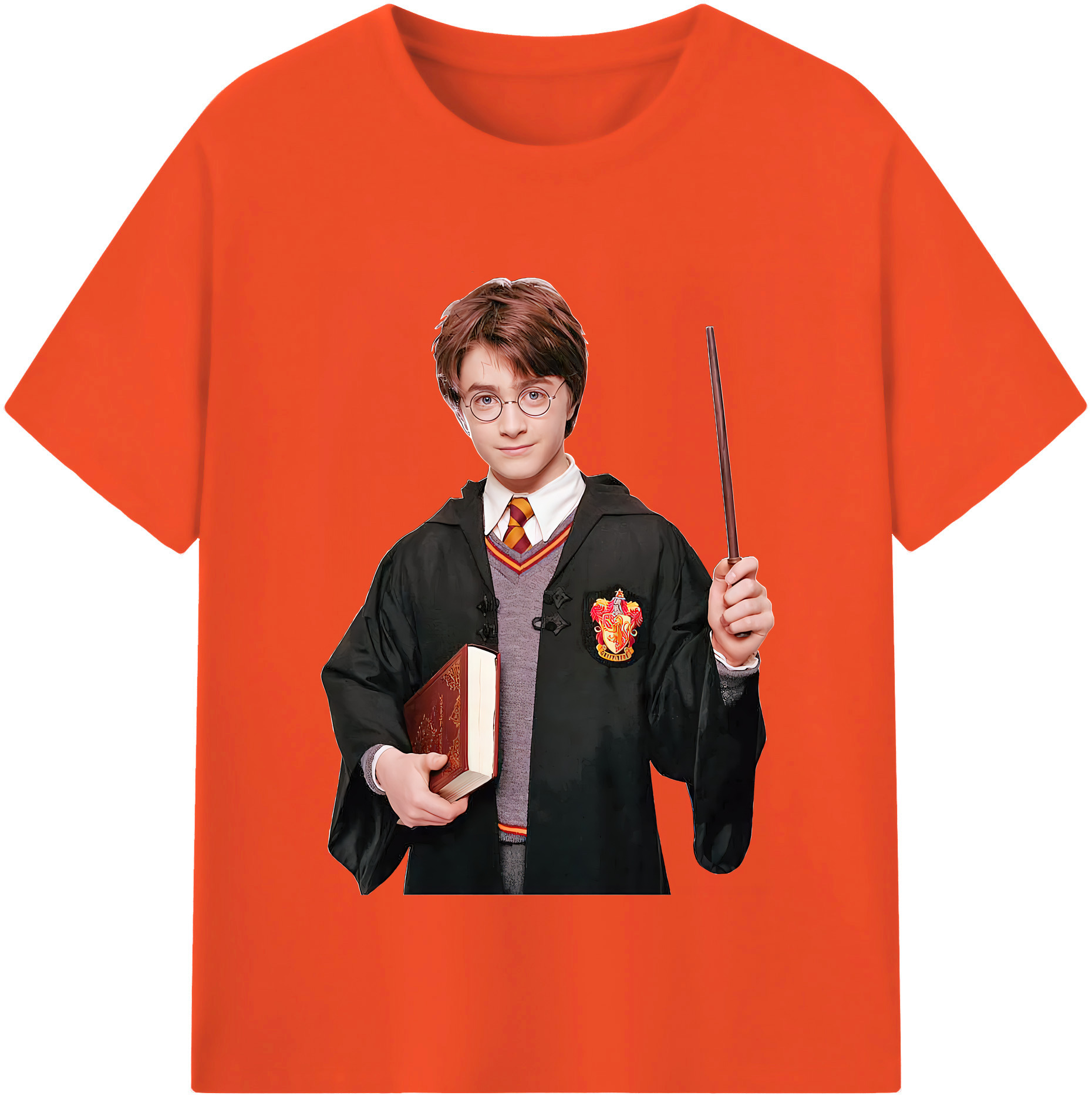（画像用） Harry Potter ハリー・ポッターシリーズ 綿100％半袖Tシャツ（フロントプリント）