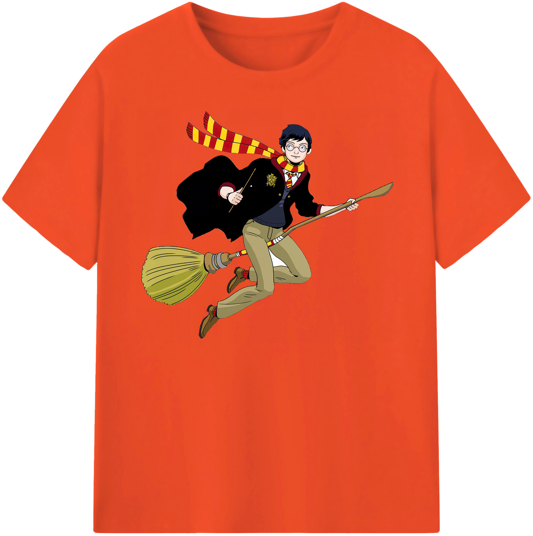 （画像用） Harry Potter ハリー・ポッターシリーズ 綿100％半袖Tシャツ（フロントプリント）