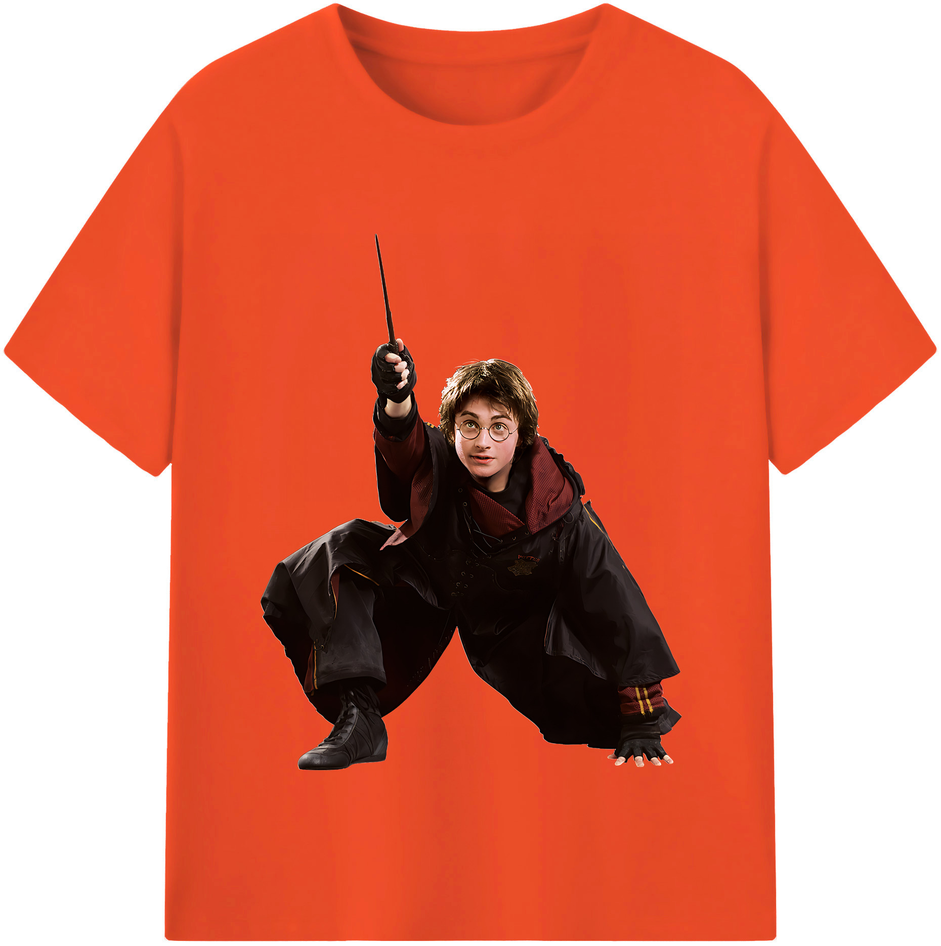 （画像用） Harry Potter ハリー・ポッターシリーズ 綿100％半袖Tシャツ（フロントプリント）