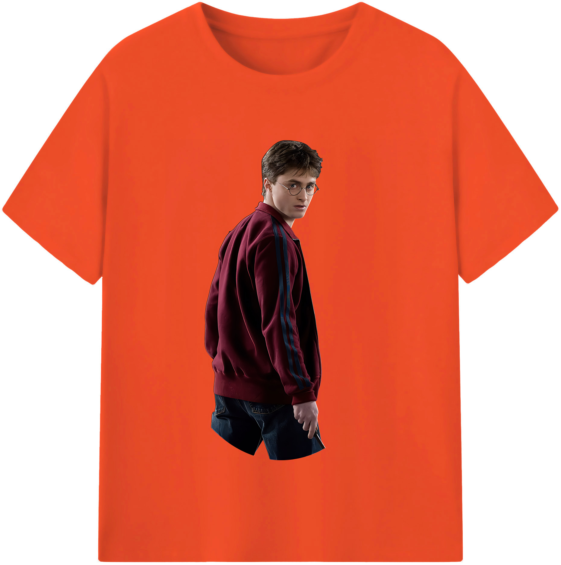 （画像用） Harry Potter ハリー・ポッターシリーズ 綿100％半袖Tシャツ（フロントプリント）