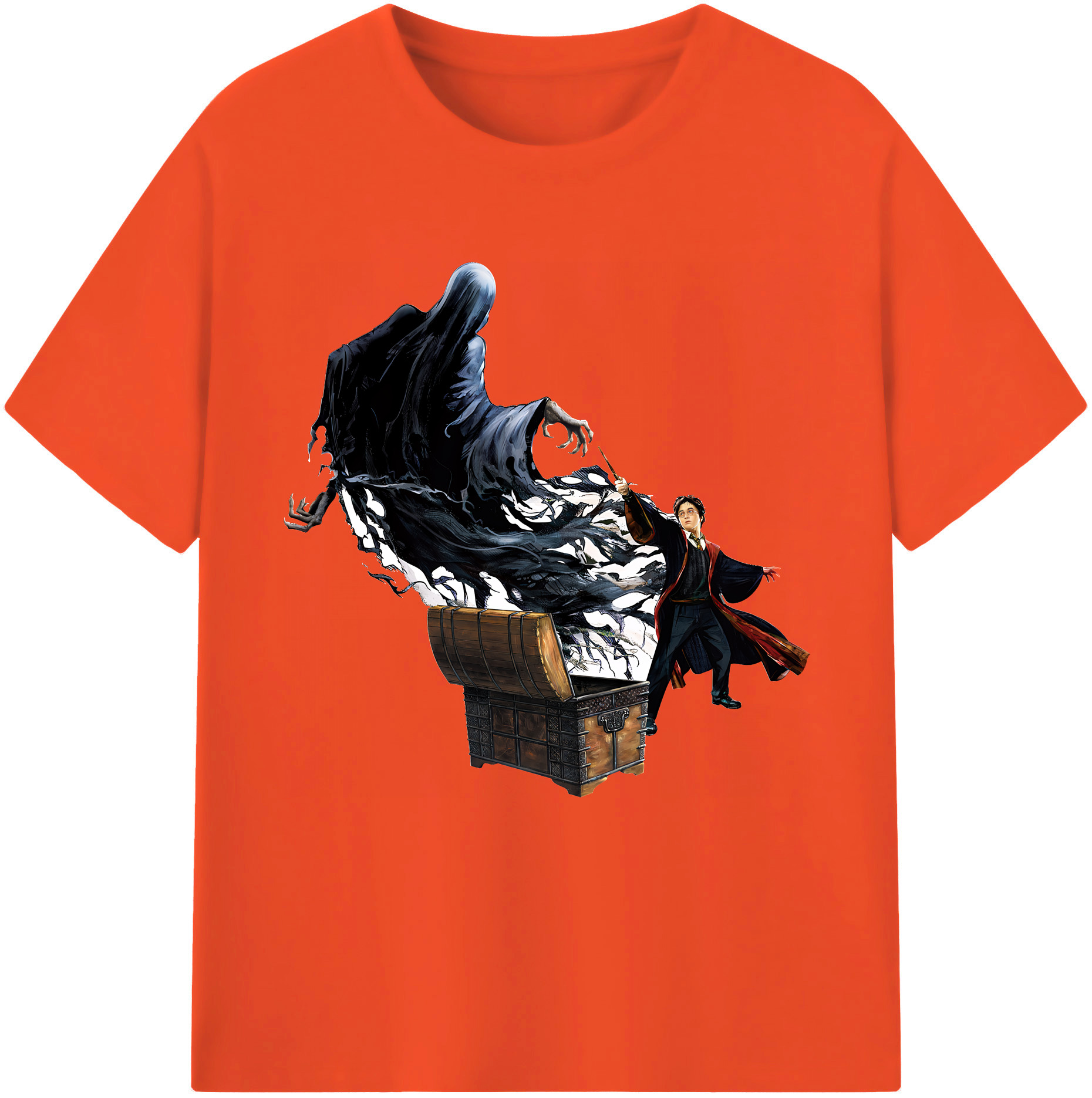 （画像用） Harry Potter ハリー・ポッターシリーズ 綿100％半袖Tシャツ（フロントプリント）