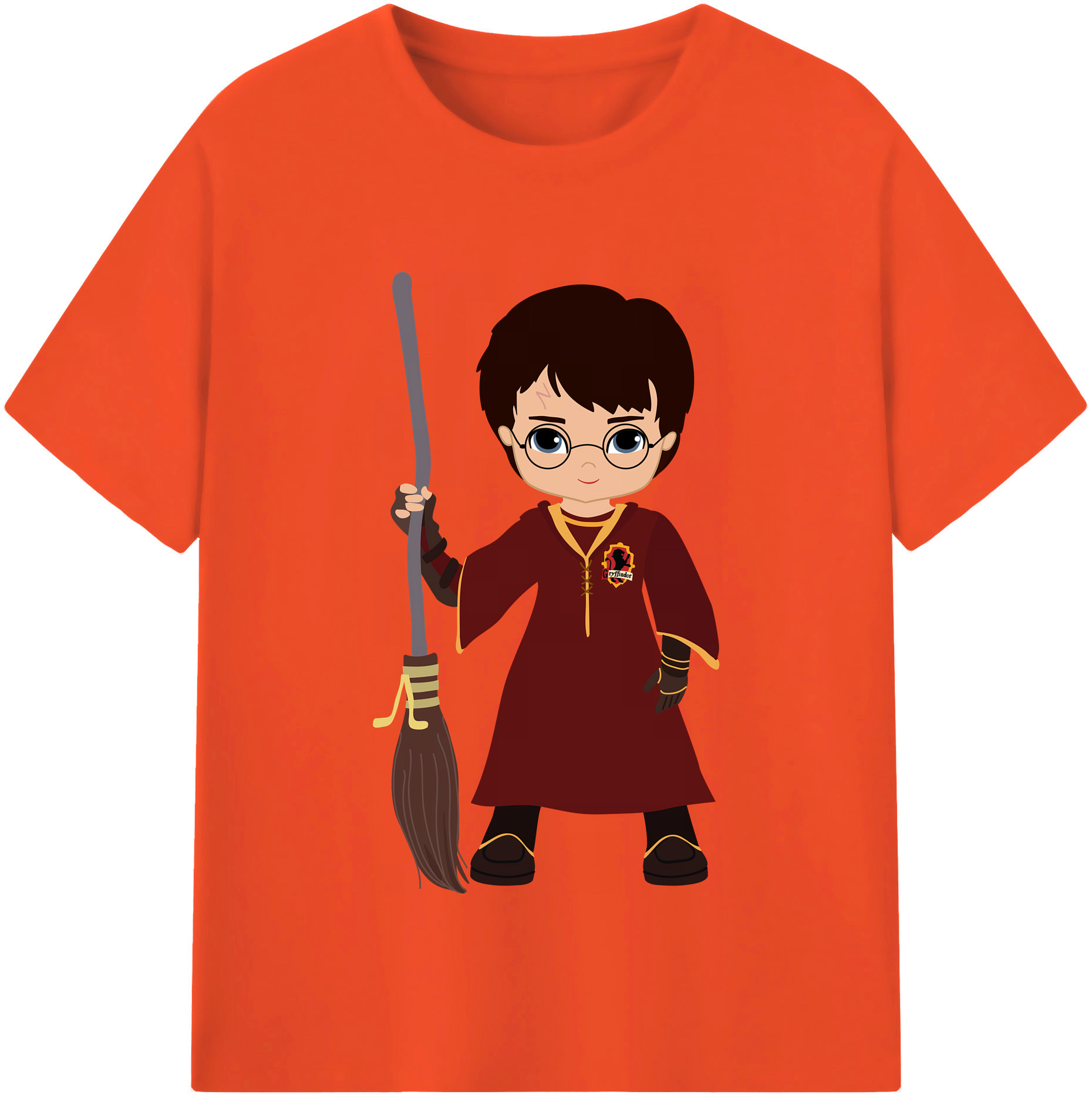 （画像用） Harry Potter ハリー・ポッターシリーズ 綿100％半袖Tシャツ（フロントプリント）