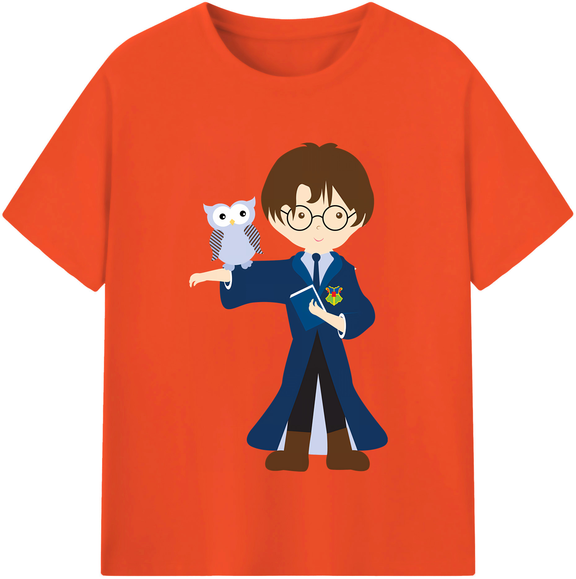 （画像用） Harry Potter ハリー・ポッターシリーズ 綿100％半袖Tシャツ（フロントプリント）