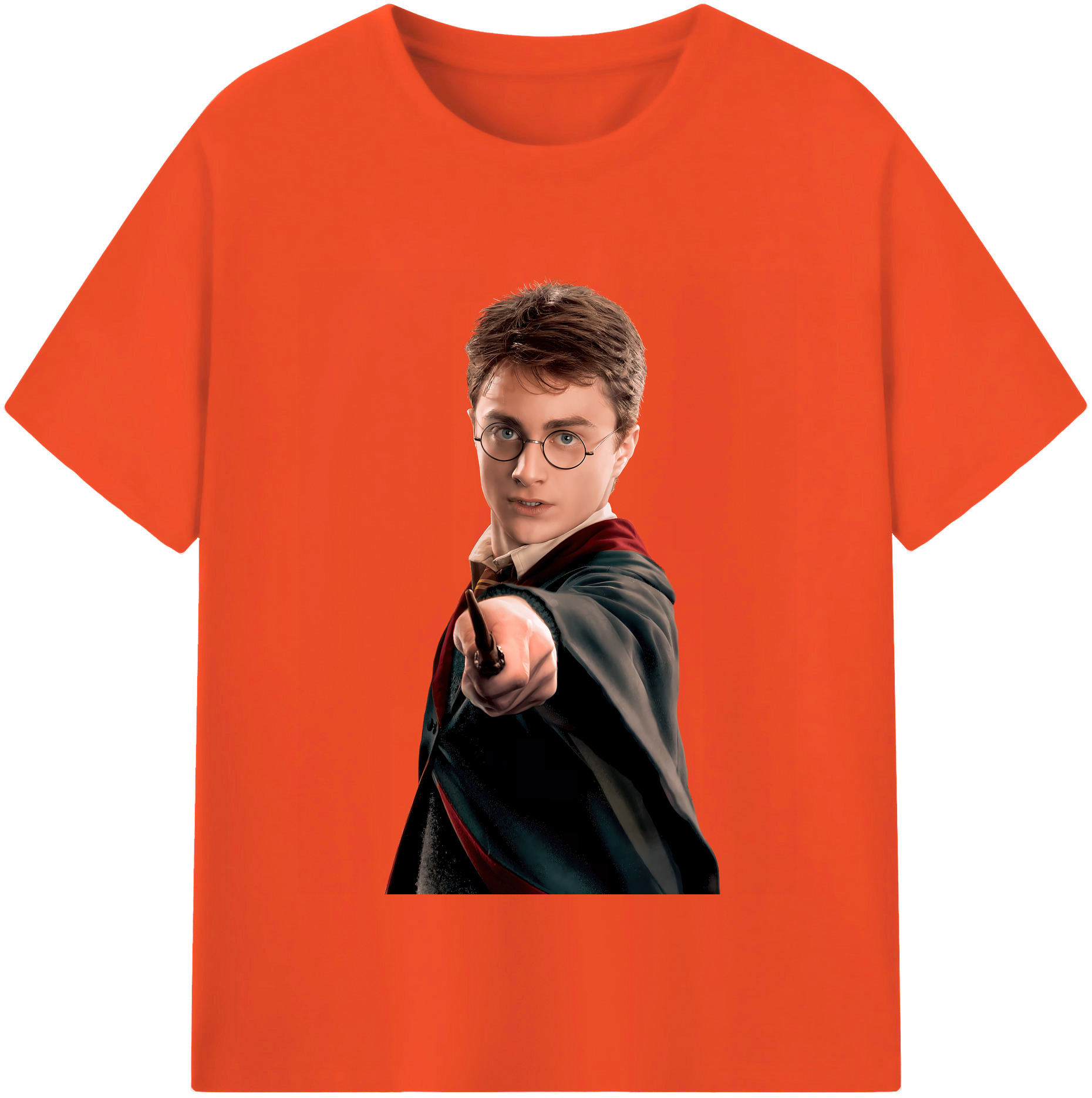 （画像用） Harry Potter ハリー・ポッターシリーズ 綿100％半袖Tシャツ（フロントプリント）