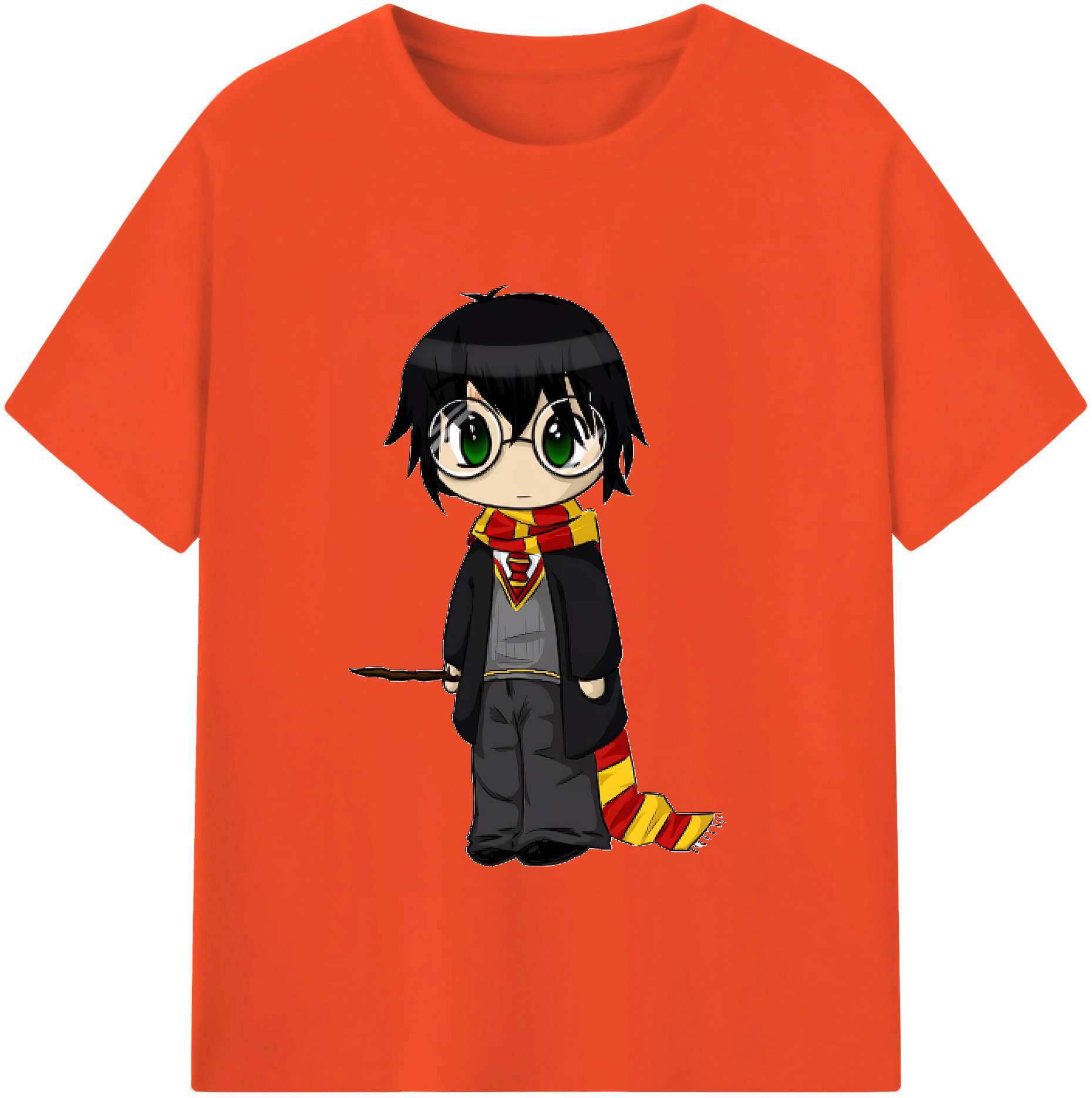 （画像用） Harry Potter ハリー・ポッターシリーズ 綿100％半袖Tシャツ（フロントプリント）