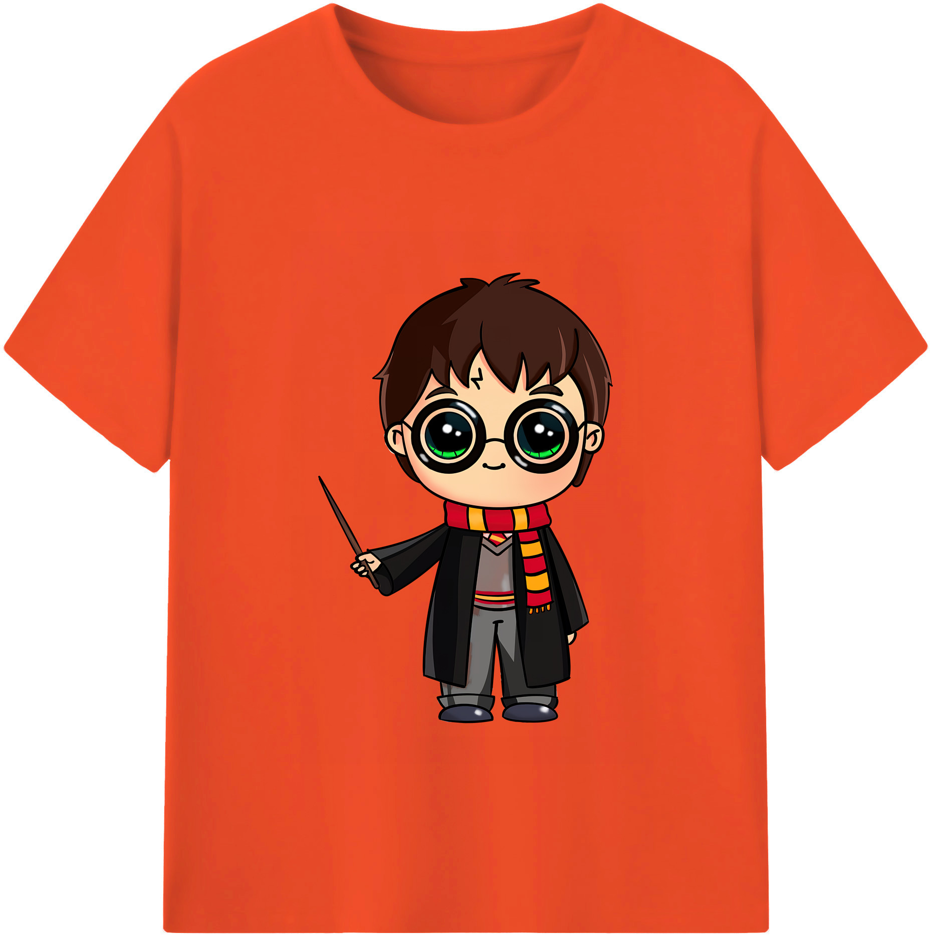 （画像用） Harry Potter ハリー・ポッターシリーズ 綿100％半袖Tシャツ（フロントプリント）