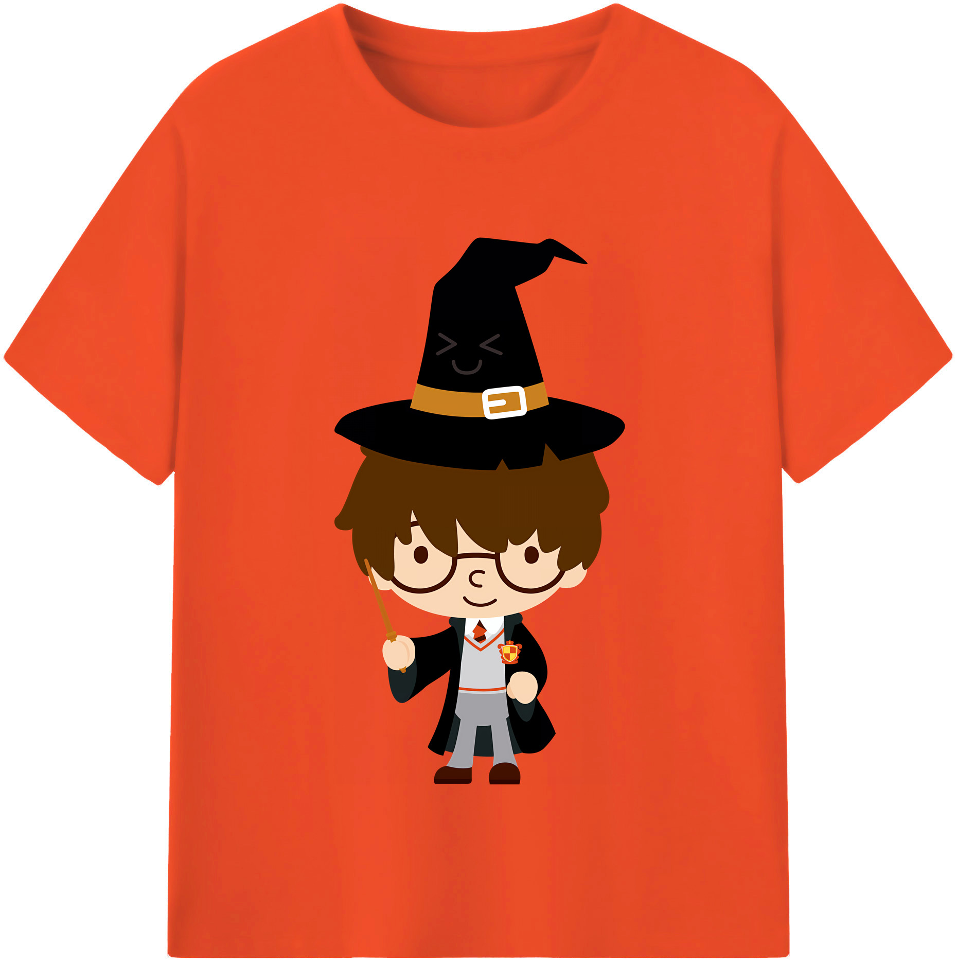 （画像用） Harry Potter ハリー・ポッターシリーズ 綿100％半袖Tシャツ（フロントプリント）