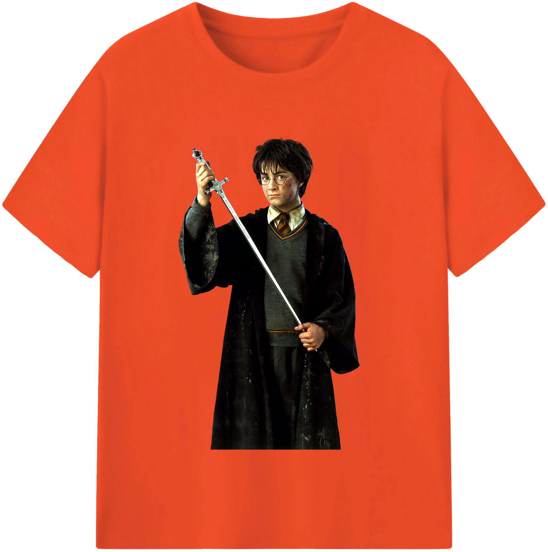 （画像用） Harry Potter ハリー・ポッターシリーズ 綿100％半袖Tシャツ（フロントプリント）