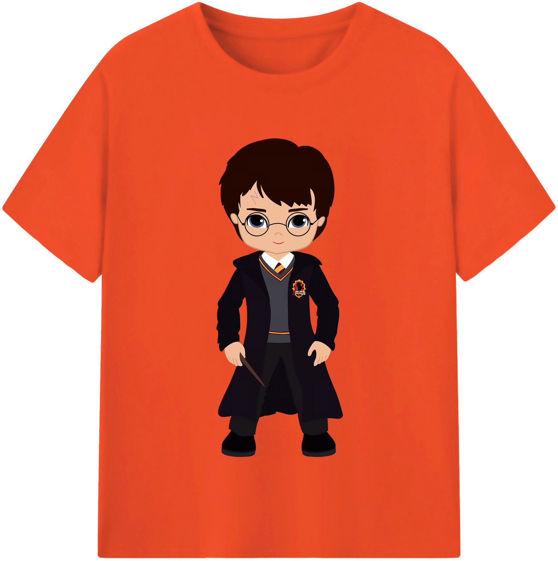 （画像用） Harry Potter ハリー・ポッターシリーズ 綿100％半袖Tシャツ（フロントプリント）