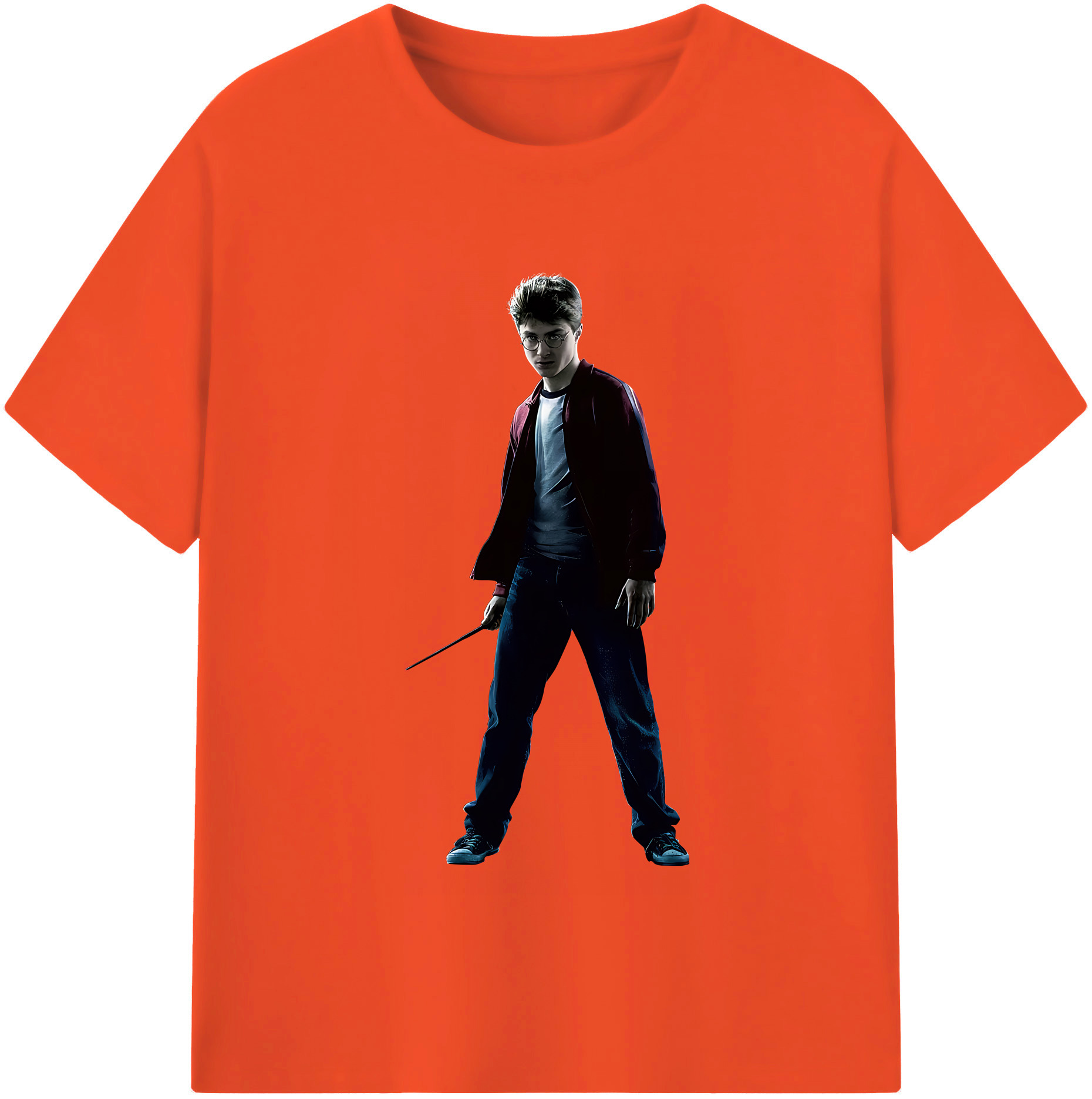 （画像用） Harry Potter ハリー・ポッターシリーズ 綿100％半袖Tシャツ（フロントプリント）