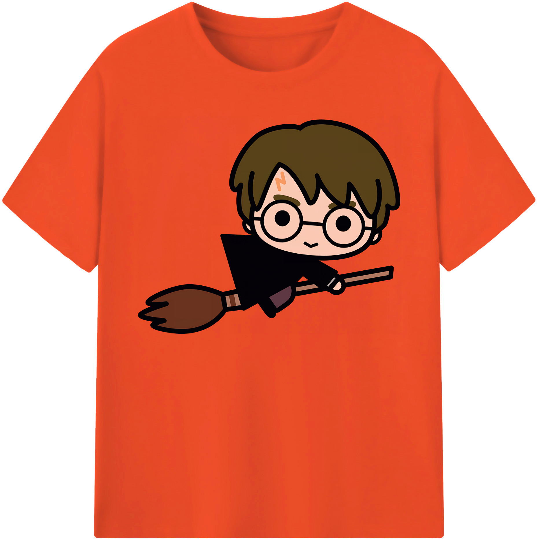 （画像用） Harry Potter ハリー・ポッターシリーズ 綿100％半袖Tシャツ（フロントプリント）