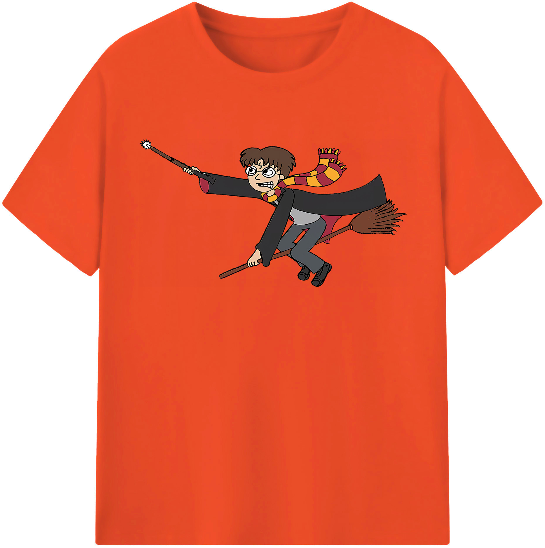 （画像用） Harry Potter ハリー・ポッターシリーズ 綿100％半袖Tシャツ（フロントプリント）