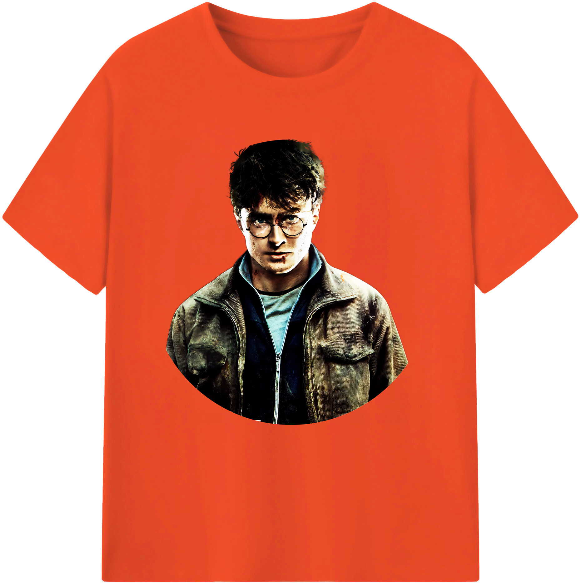 （画像用） Harry Potter ハリー・ポッターシリーズ 綿100％半袖Tシャツ（フロントプリント）
