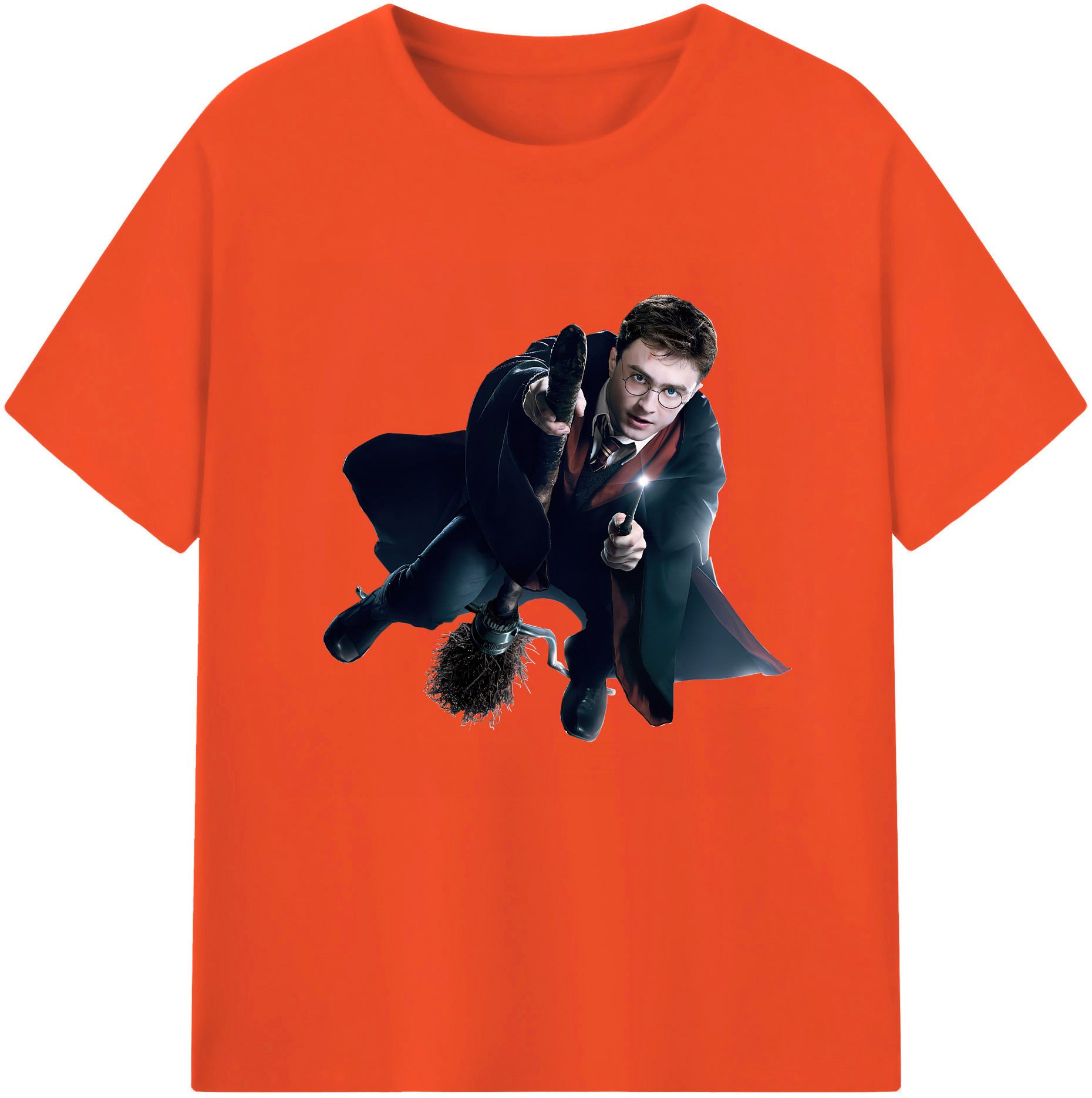 （画像用） Harry Potter ハリー・ポッターシリーズ 綿100％半袖Tシャツ（フロントプリント）