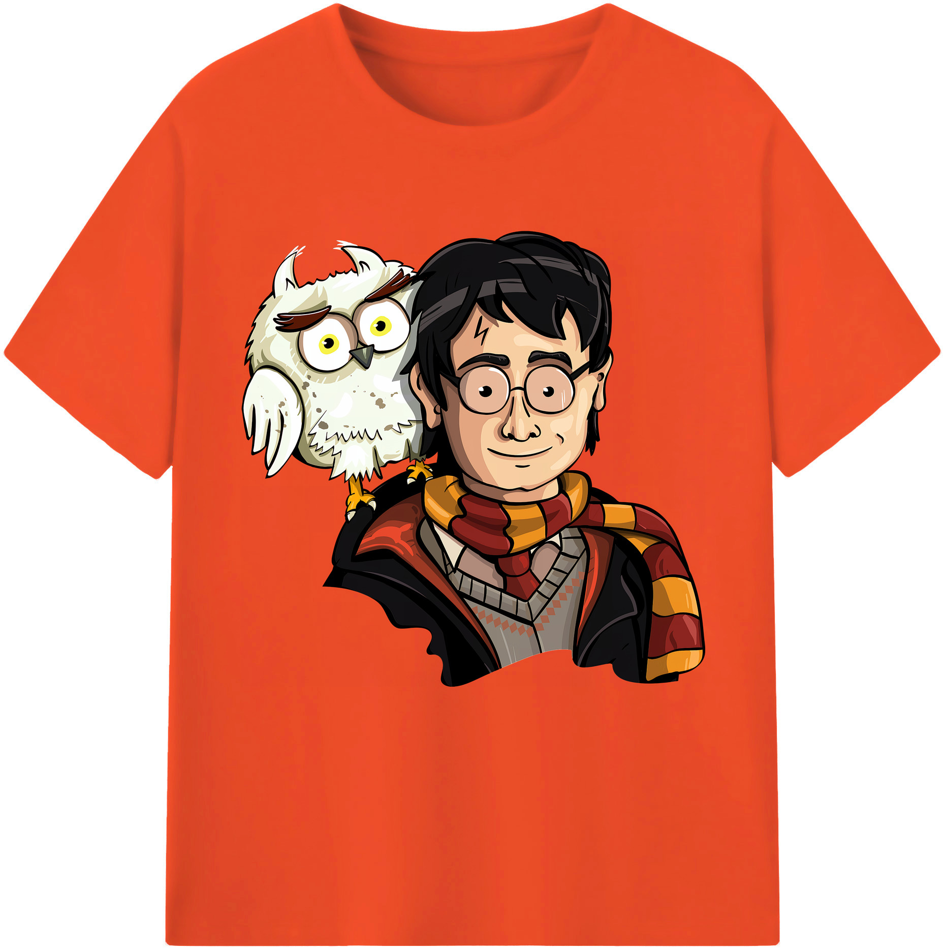 （画像用） Harry Potter ハリー・ポッターシリーズ 綿100％半袖Tシャツ（フロントプリント）