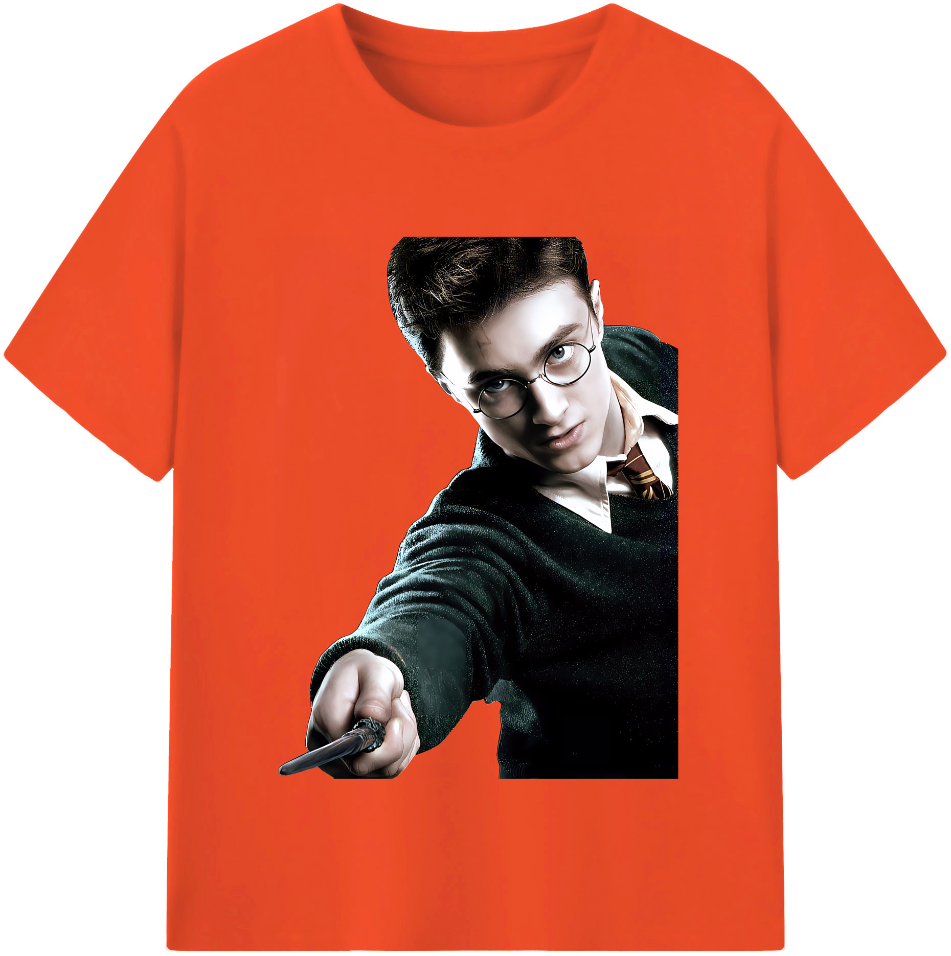 （画像用） Harry Potter ハリー・ポッターシリーズ 綿100％半袖Tシャツ（フロントプリント）
