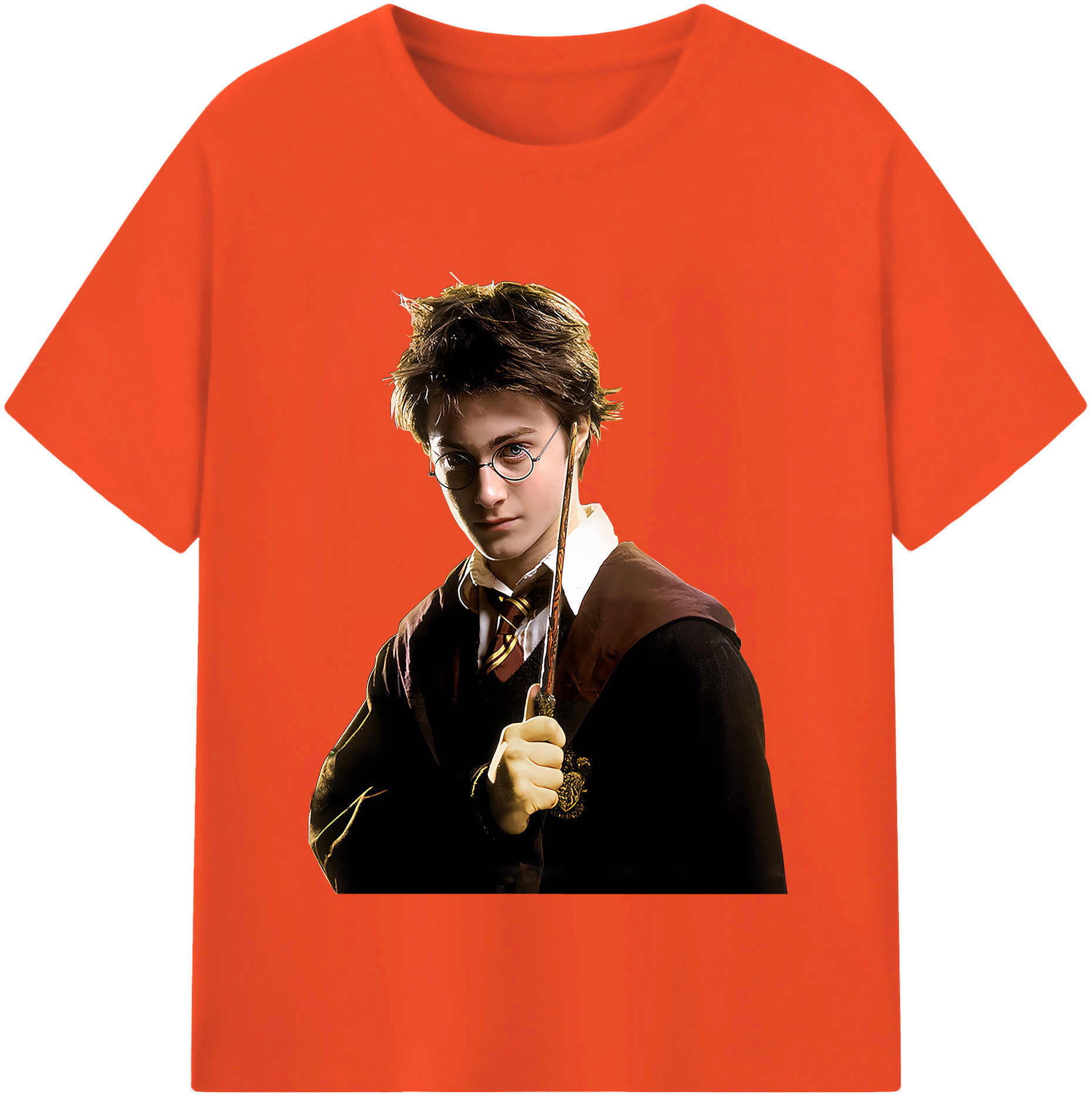 （画像用） Harry Potter ハリー・ポッターシリーズ 綿100％半袖Tシャツ（フロントプリント）
