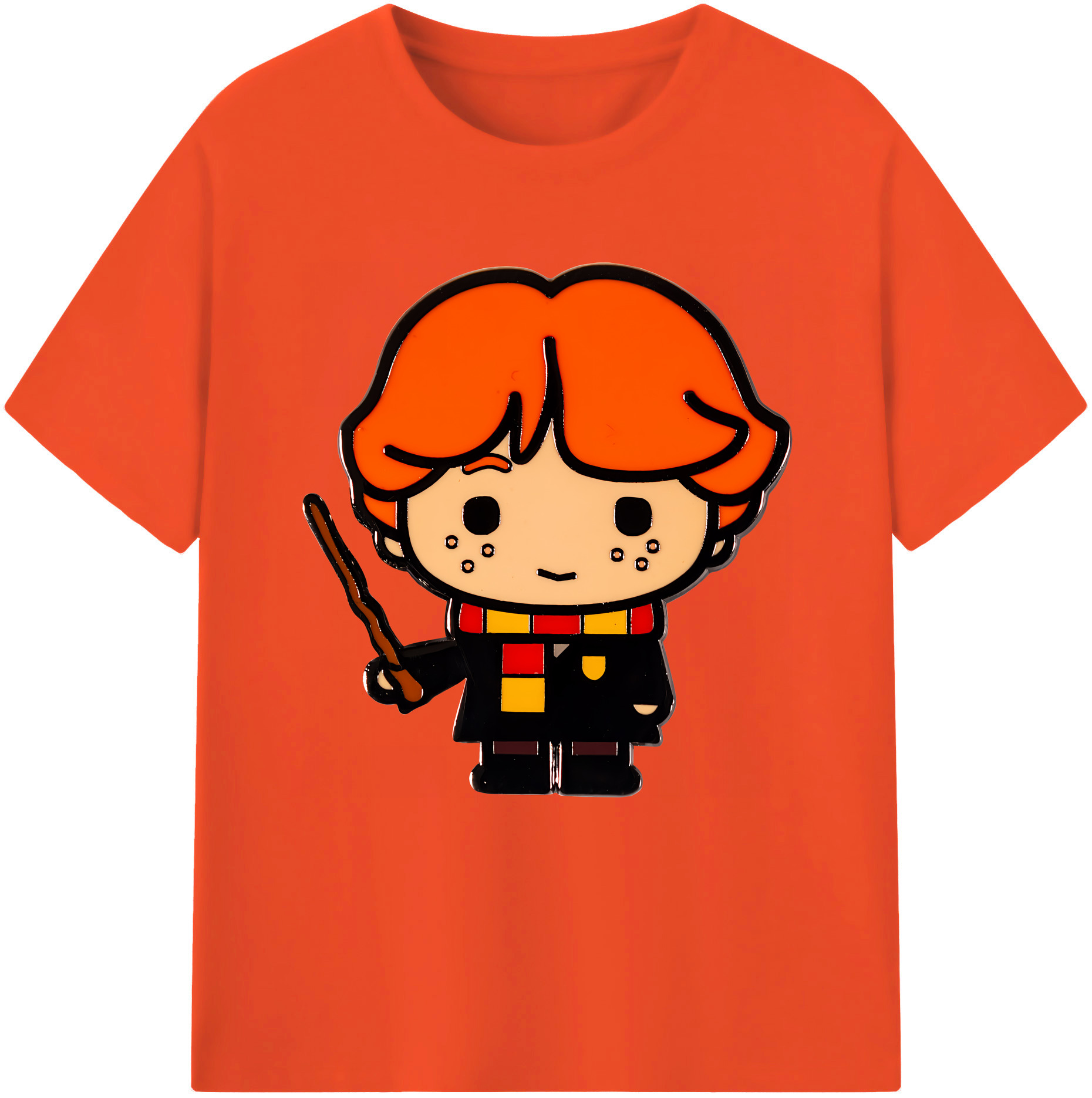 （画像用） Harry Potter ハリー・ポッターシリーズ 綿100％半袖Tシャツ（フロントプリント）