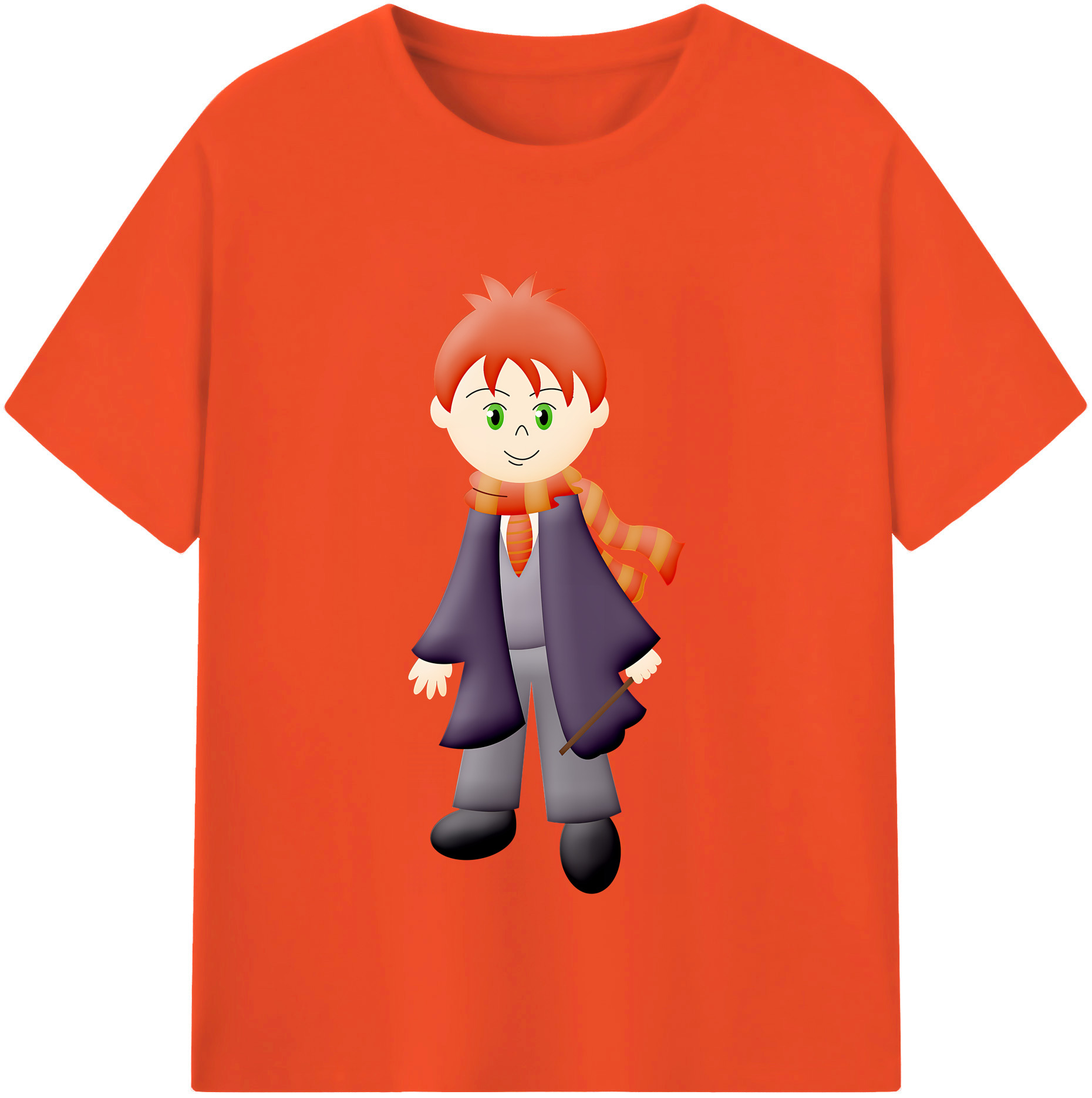 （画像用） Harry Potter ハリー・ポッターシリーズ 綿100％半袖Tシャツ（フロントプリント）