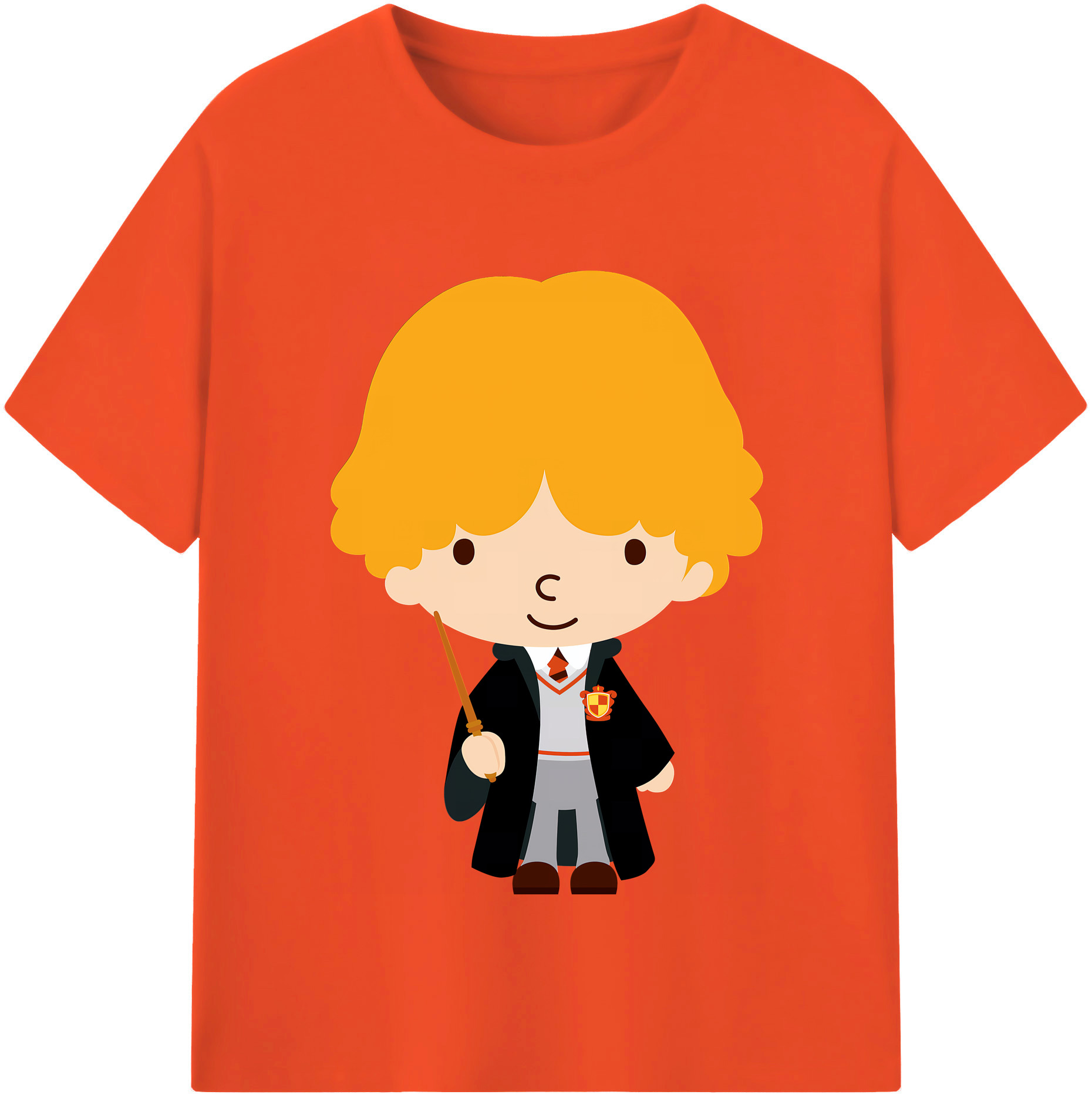 （画像用） Harry Potter ハリー・ポッターシリーズ 綿100％半袖Tシャツ（フロントプリント）