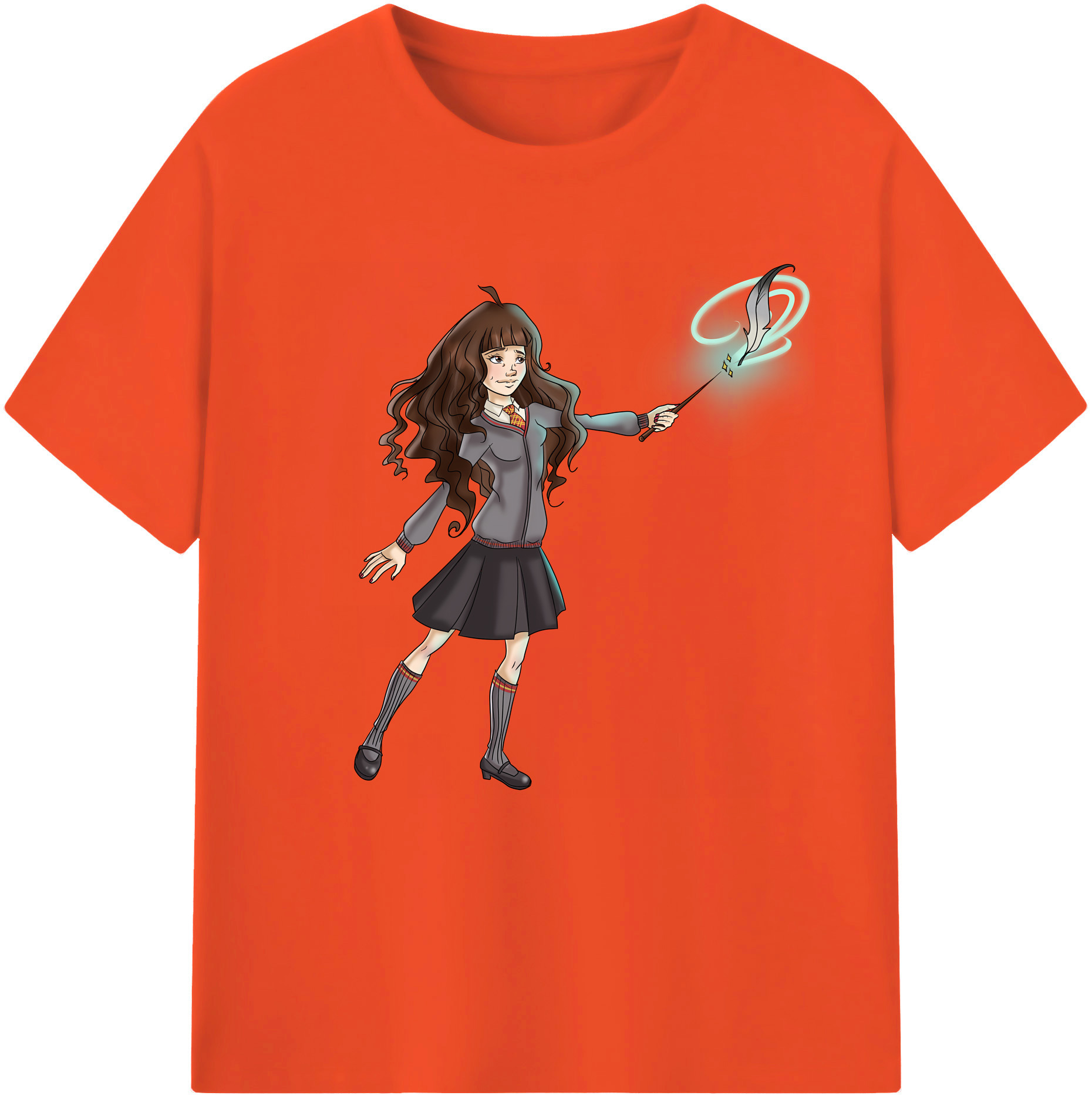 （画像用） Harry Potter ハリー・ポッターシリーズ 綿100％半袖Tシャツ（フロントプリント）