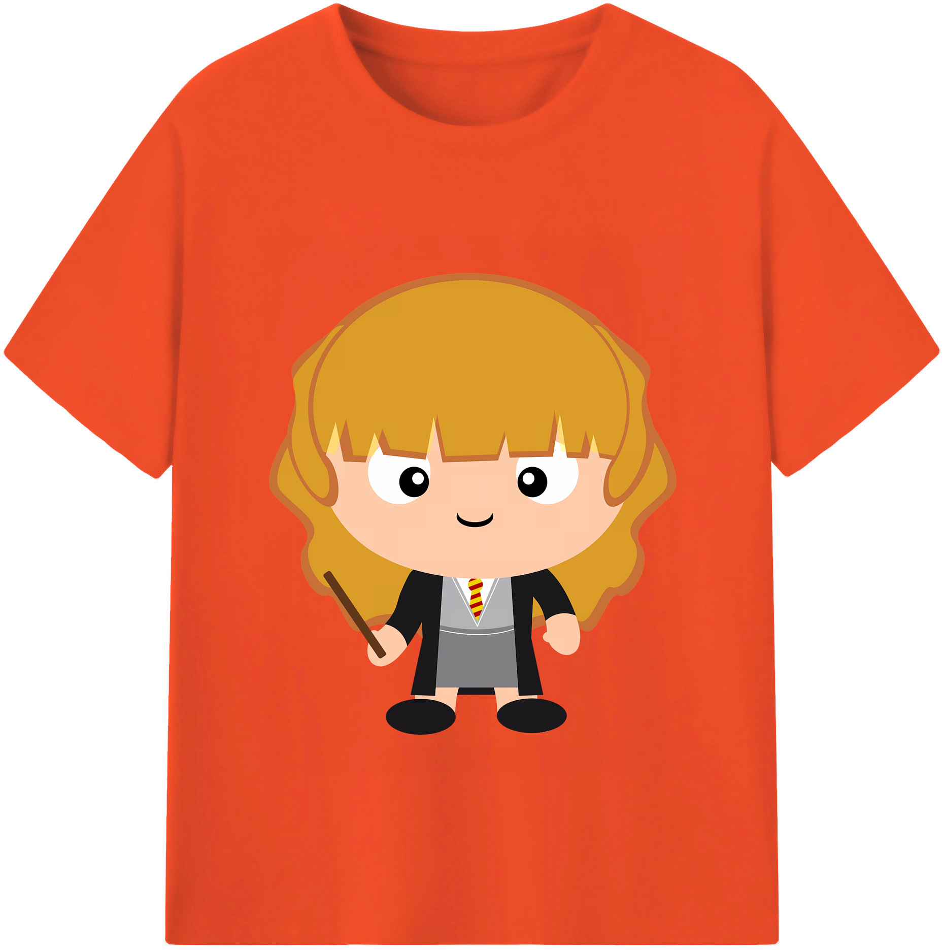 （画像用） Harry Potter ハリー・ポッターシリーズ 綿100％半袖Tシャツ（フロントプリント）