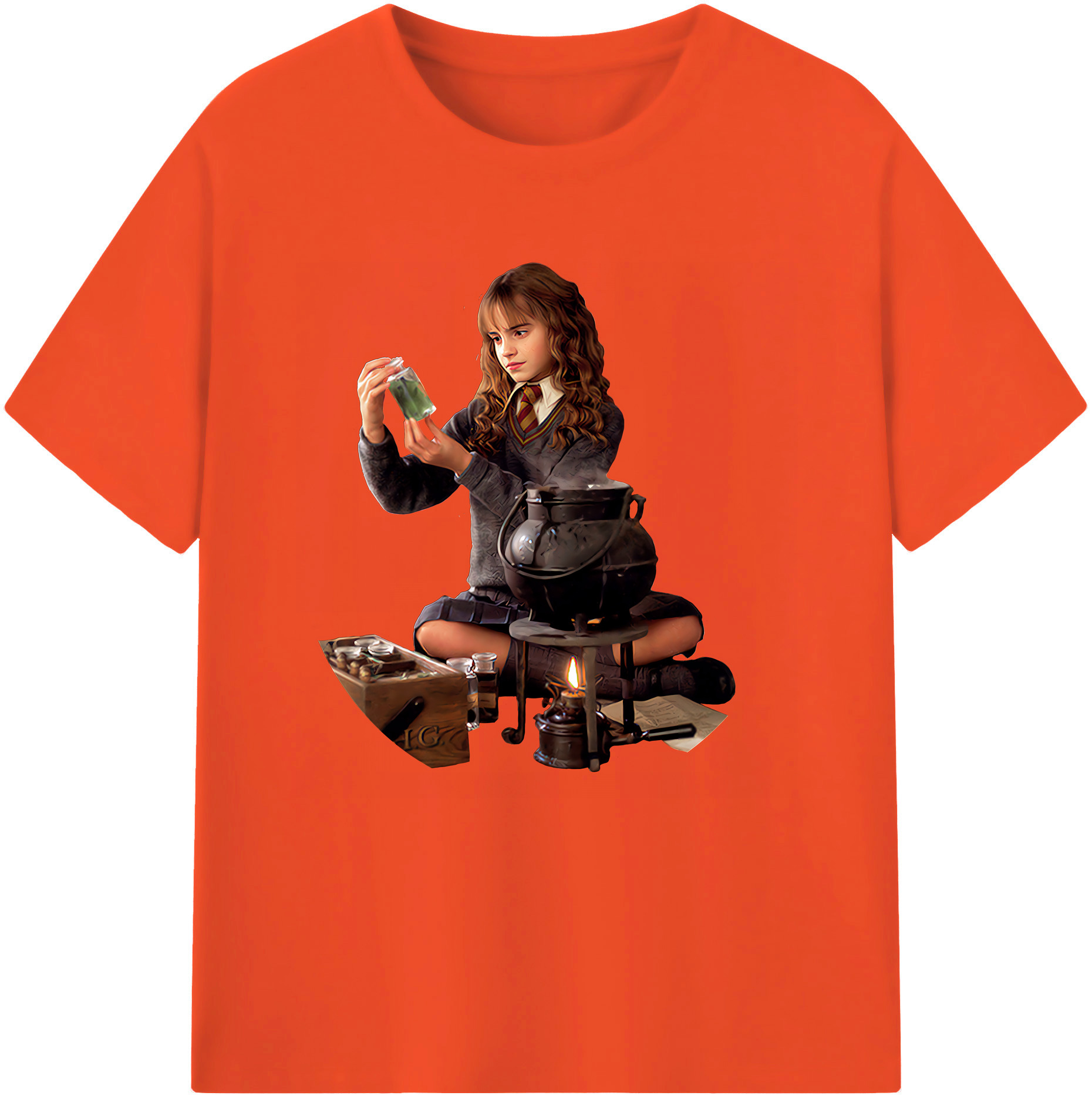 （画像用） Harry Potter ハリー・ポッターシリーズ 綿100％半袖Tシャツ（フロントプリント）