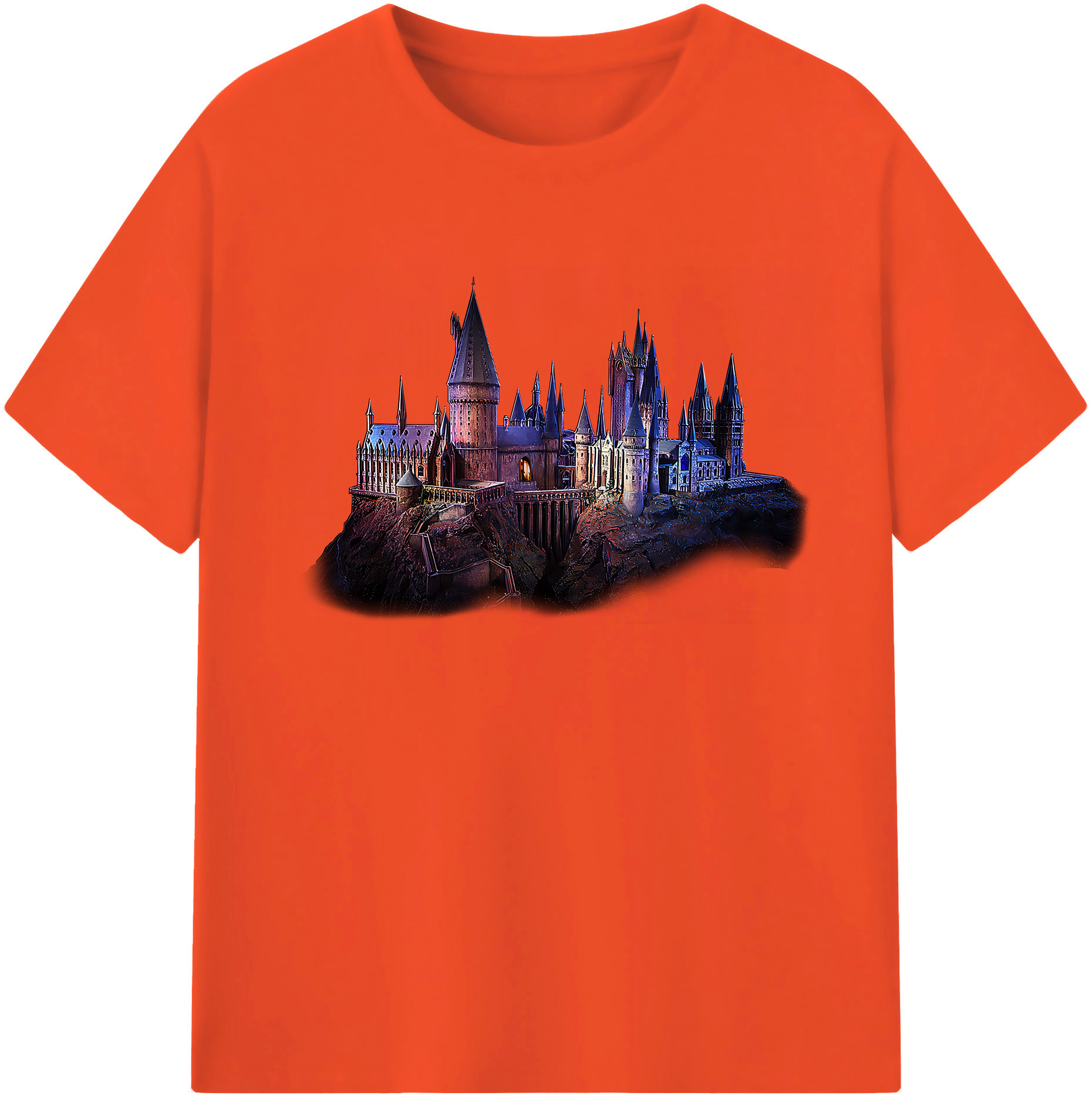 （画像用） Harry Potter ハリー・ポッターシリーズ 綿100％半袖Tシャツ（フロントプリント）