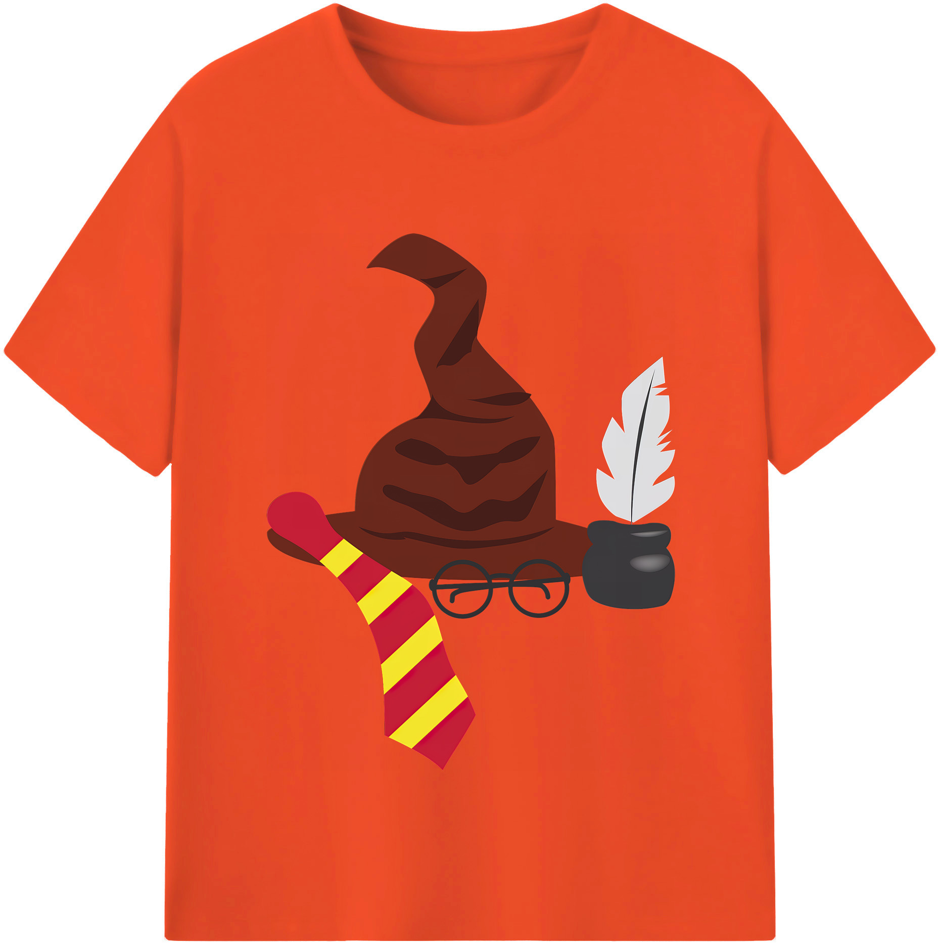 （画像用） Harry Potter ハリー・ポッターシリーズ 綿100％半袖Tシャツ（フロントプリント）