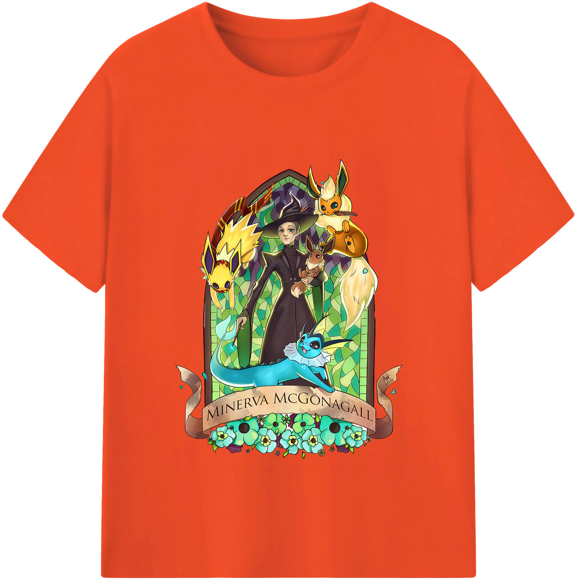 （画像用） Harry Potter ハリー・ポッターシリーズ 綿100％半袖Tシャツ（フロントプリント）