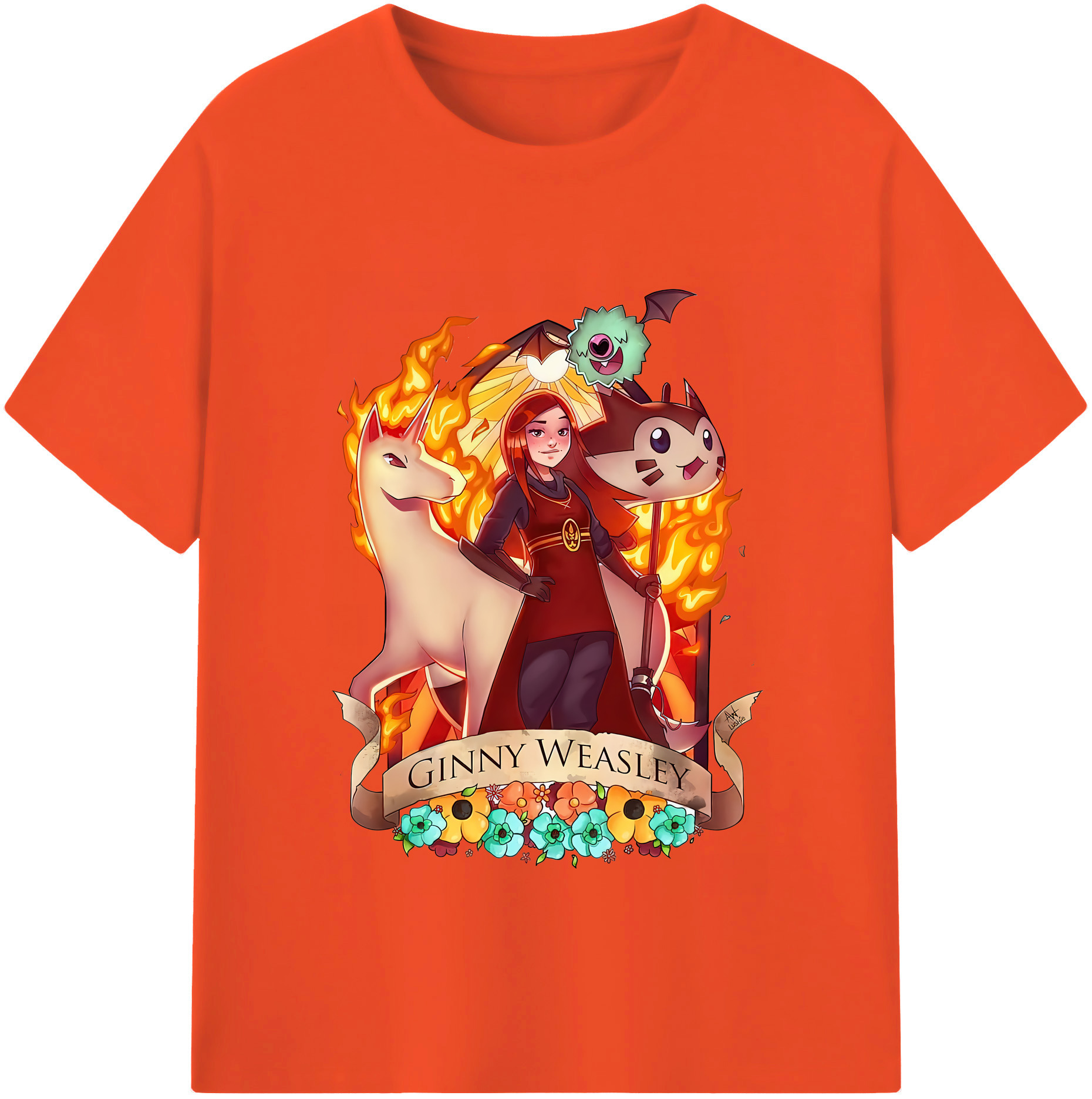 （画像用） Harry Potter ハリー・ポッターシリーズ 綿100％半袖Tシャツ（フロントプリント）