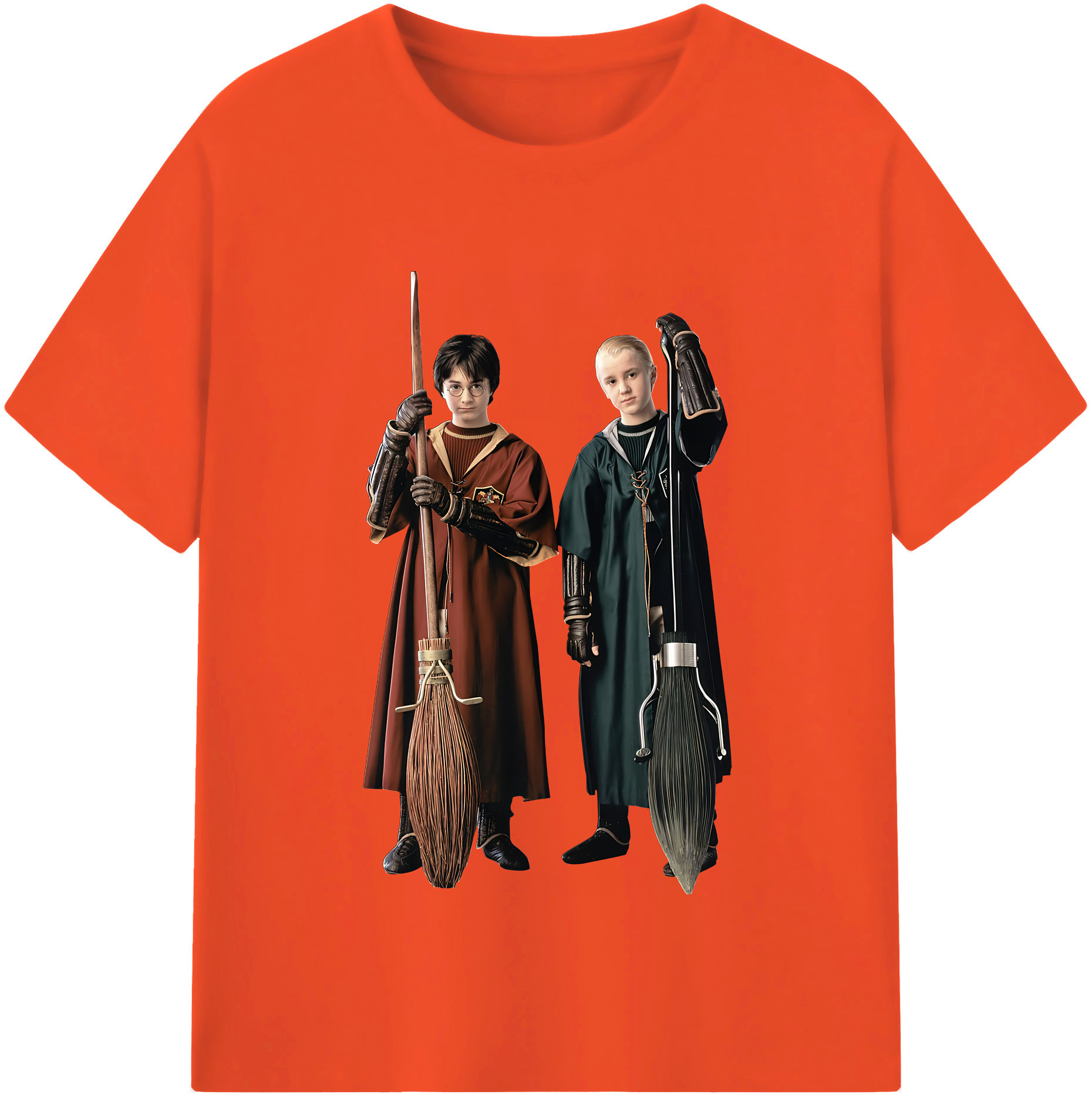 （画像用） Harry Potter ハリー・ポッターシリーズ 綿100％半袖Tシャツ（フロントプリント）