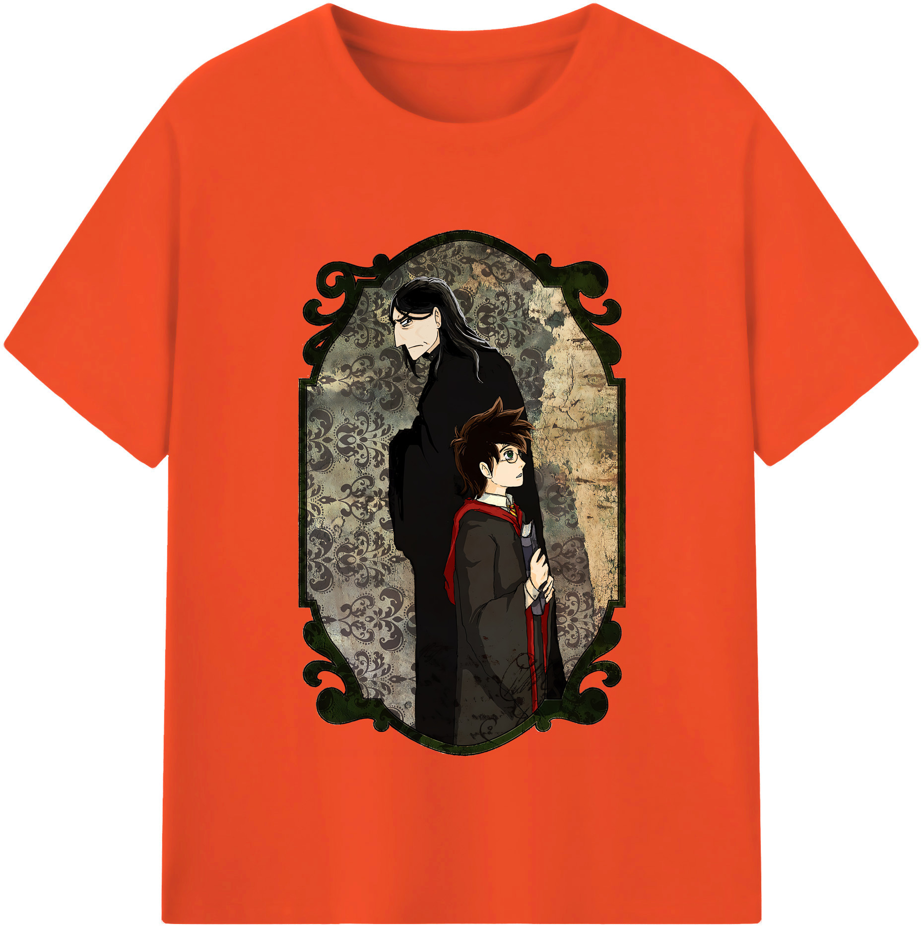 （画像用） Harry Potter ハリー・ポッターシリーズ 綿100％半袖Tシャツ（フロントプリント）
