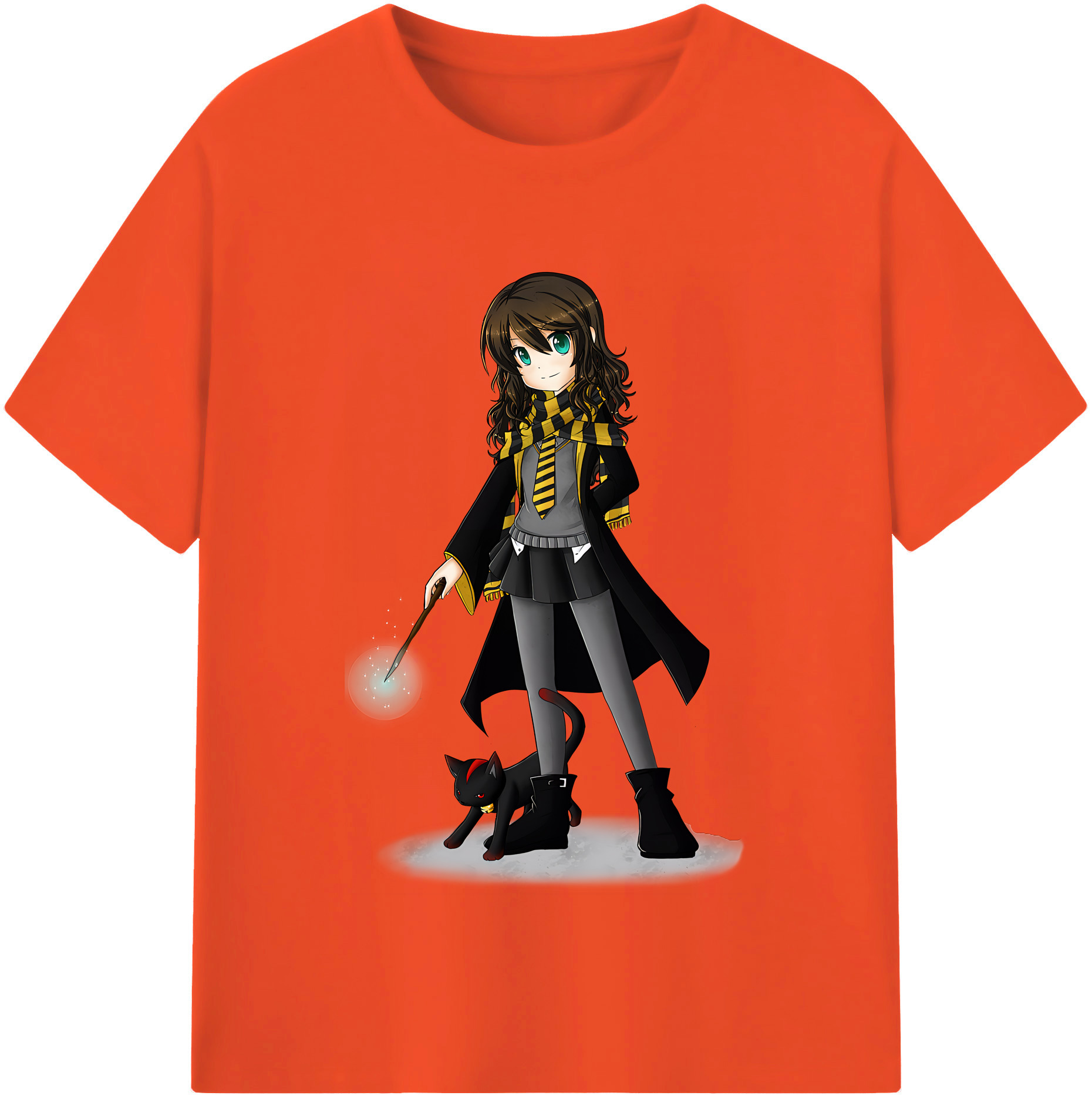 （画像用） Harry Potter ハリー・ポッターシリーズ 綿100％半袖Tシャツ（フロントプリント）