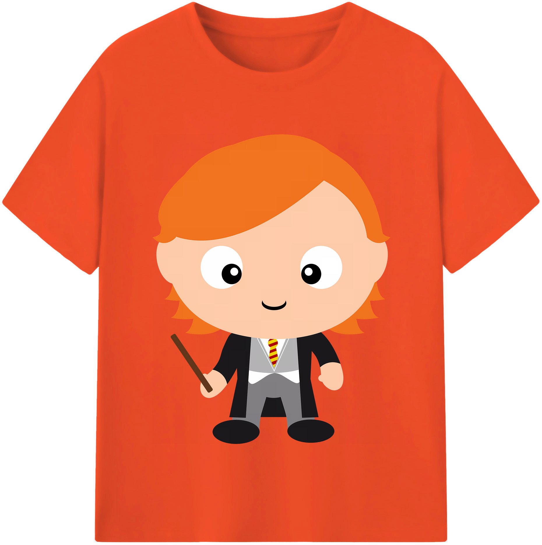 （画像用） Harry Potter ハリー・ポッターシリーズ 綿100％半袖Tシャツ（フロントプリント）