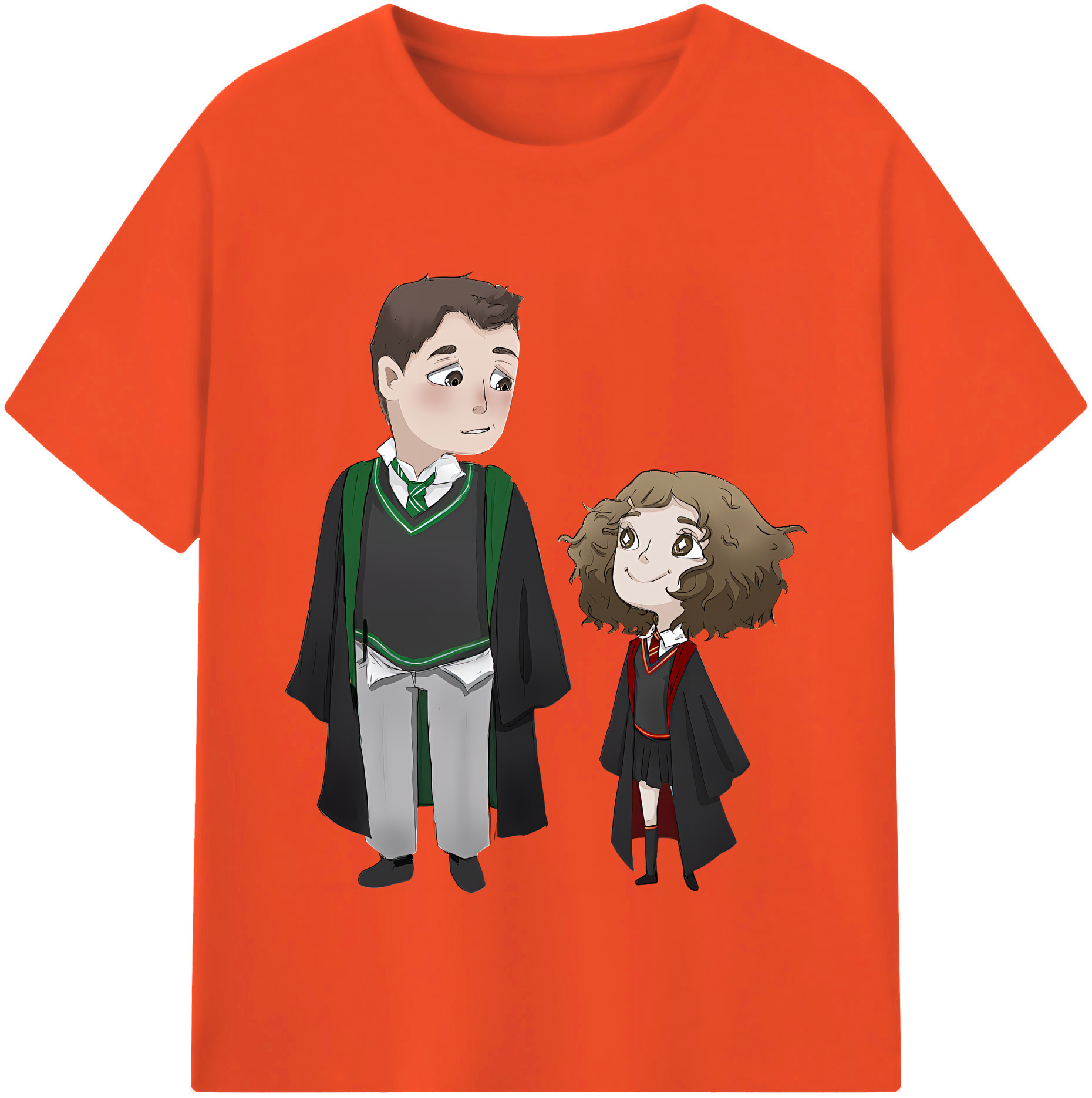 （画像用） Harry Potter ハリー・ポッターシリーズ 綿100％半袖Tシャツ（フロントプリント）