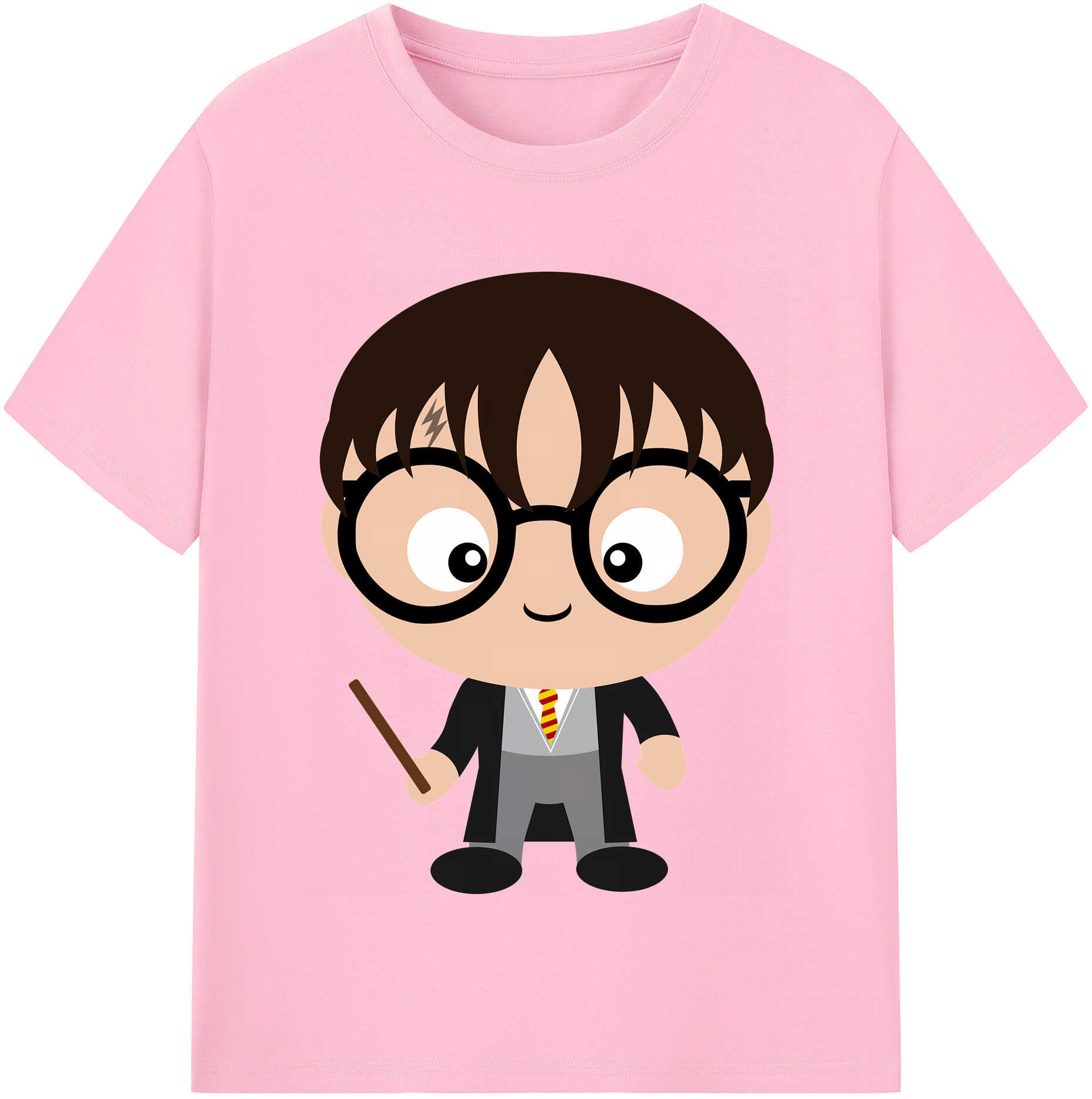 （画像用） Harry Potter ハリー・ポッターシリーズ 綿100％半袖Tシャツ（フロントプリント）