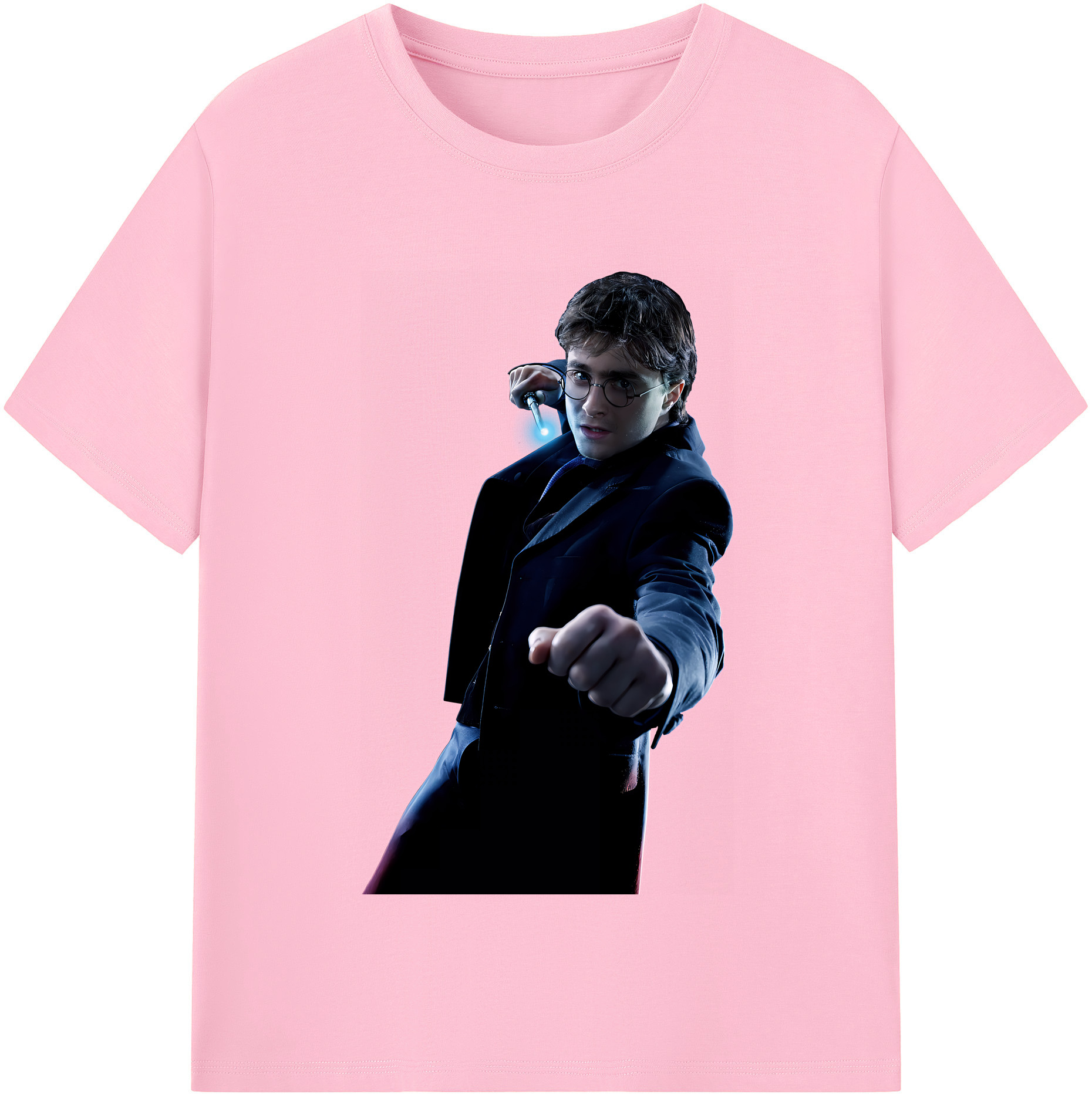 （画像用） Harry Potter ハリー・ポッターシリーズ 綿100％半袖Tシャツ（フロントプリント）