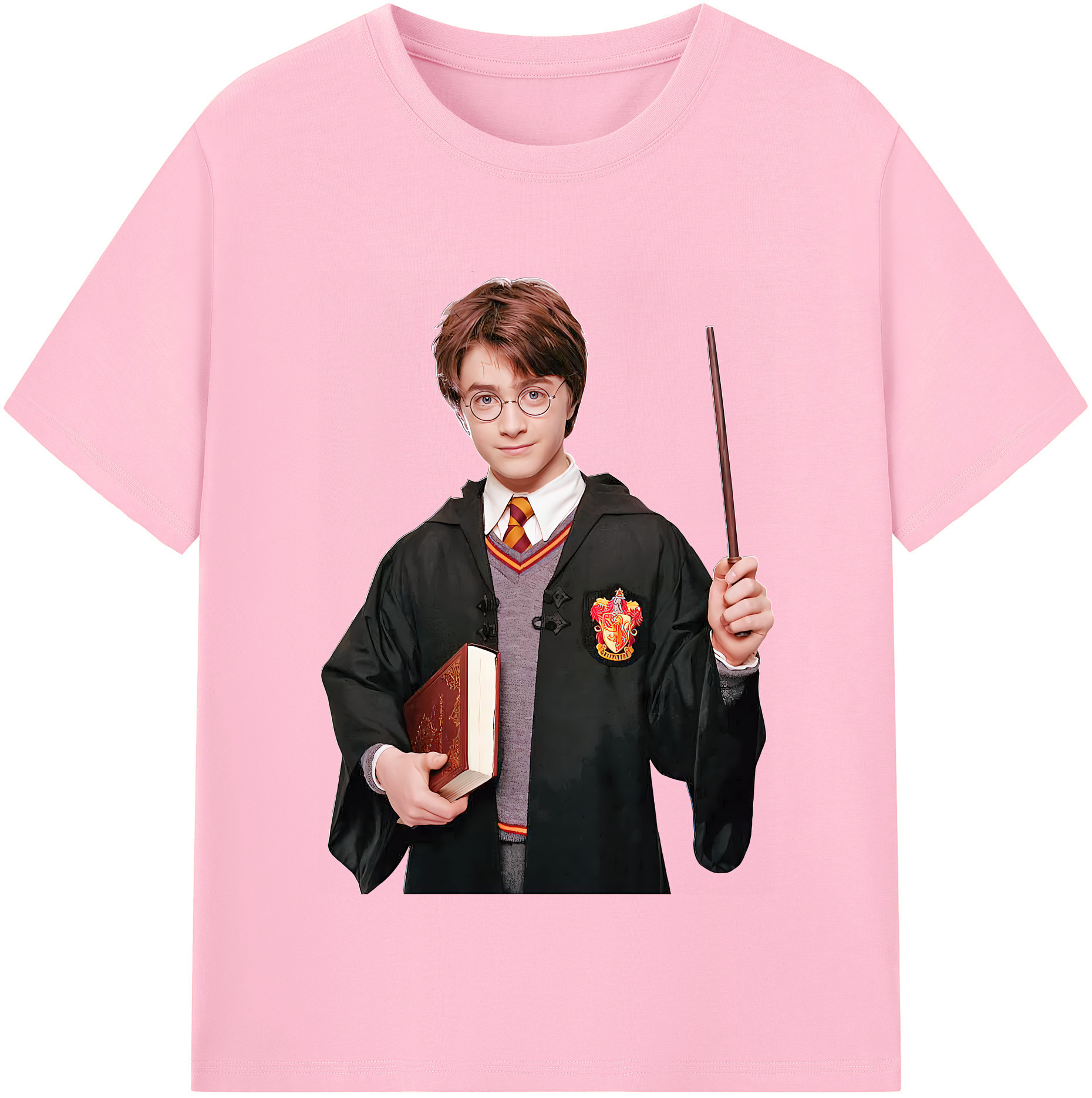 （画像用） Harry Potter ハリー・ポッターシリーズ 綿100％半袖Tシャツ（フロントプリント）
