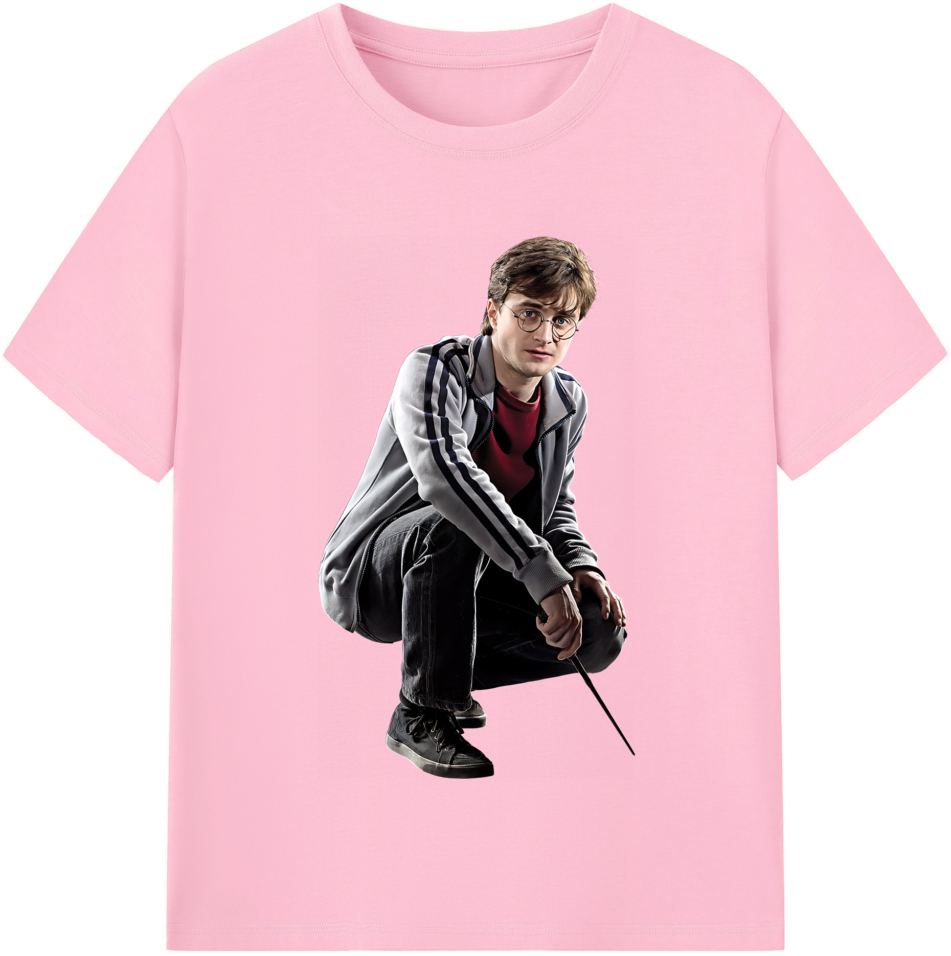 （画像用） Harry Potter ハリー・ポッターシリーズ 綿100％半袖Tシャツ（フロントプリント）