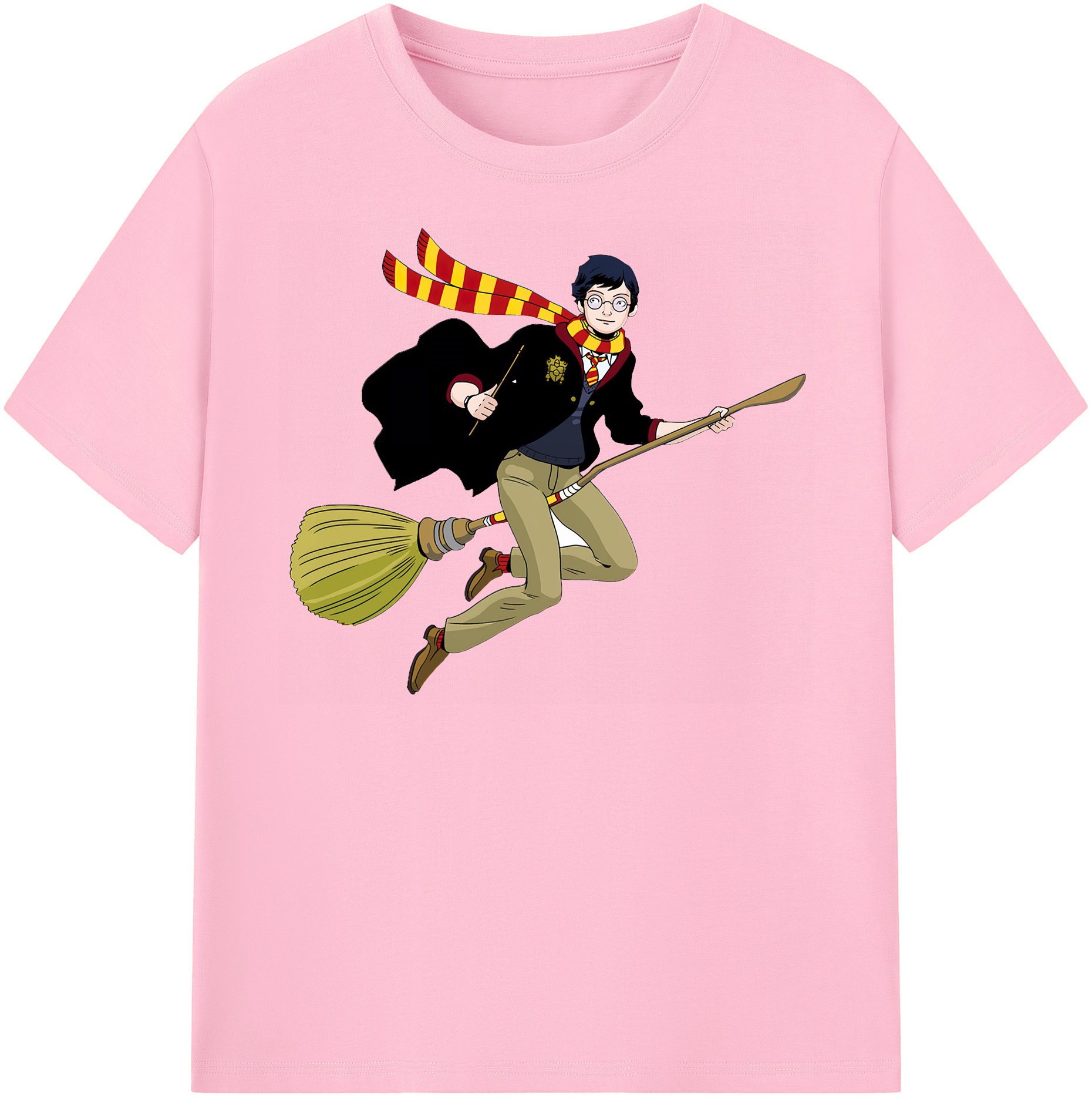 （画像用） Harry Potter ハリー・ポッターシリーズ 綿100％半袖Tシャツ（フロントプリント）