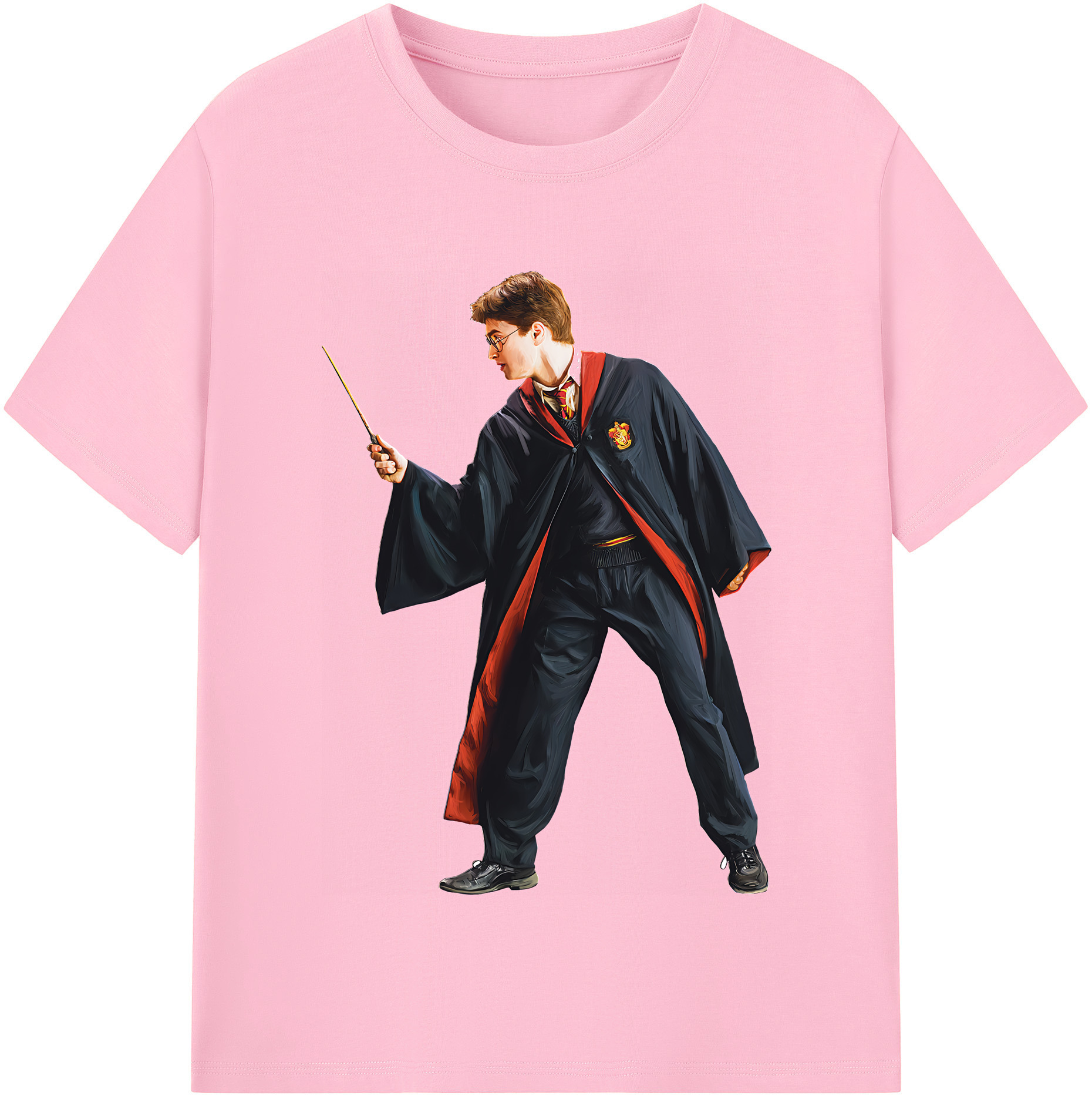 （画像用） Harry Potter ハリー・ポッターシリーズ 綿100％半袖Tシャツ（フロントプリント）