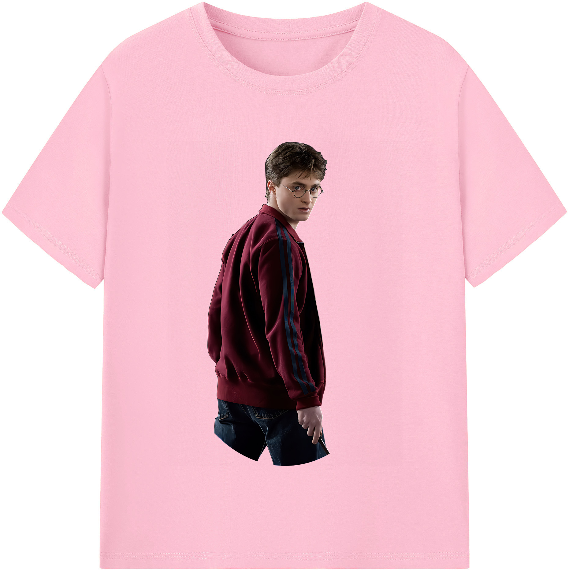 （画像用） Harry Potter ハリー・ポッターシリーズ 綿100％半袖Tシャツ（フロントプリント）