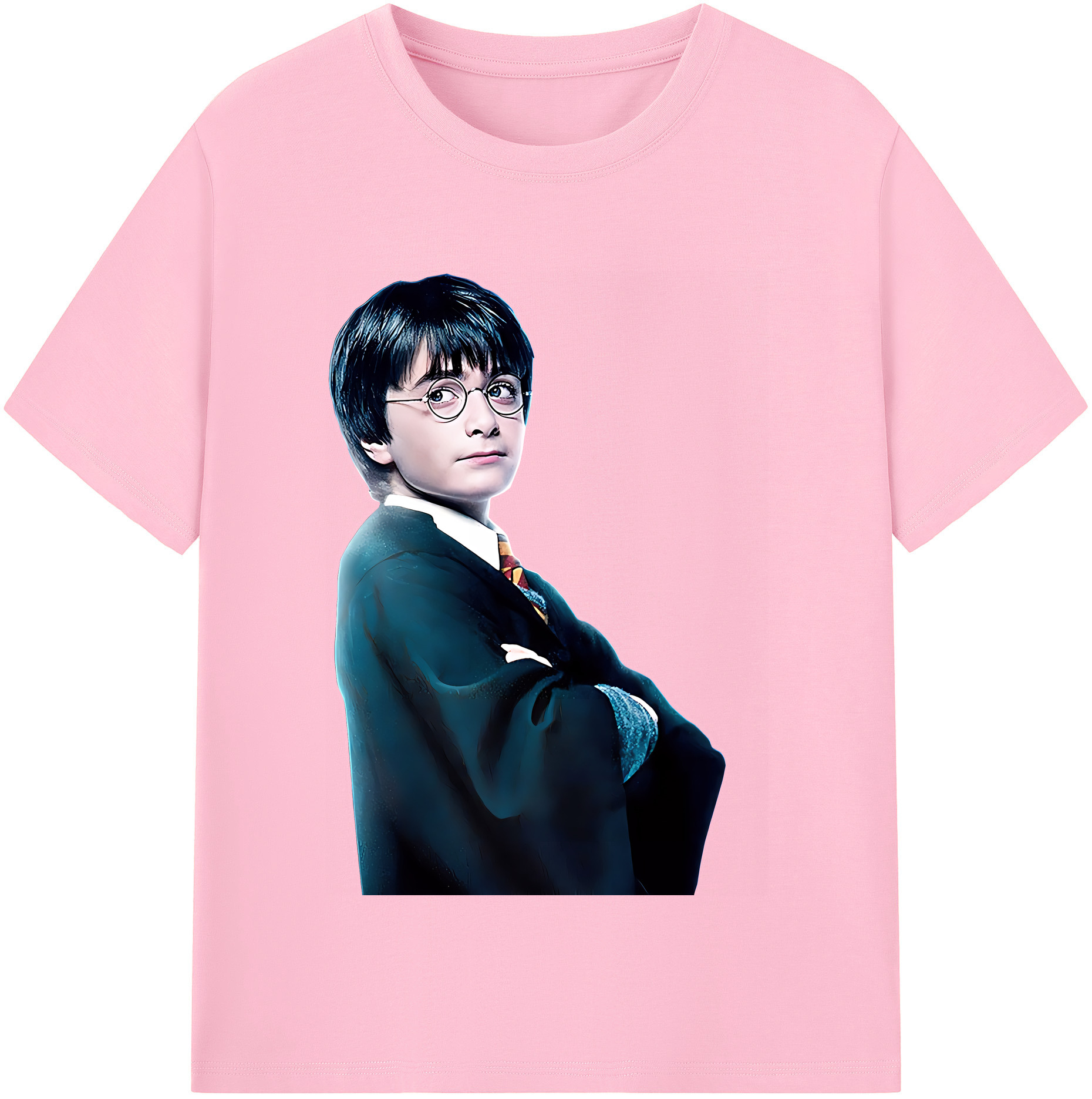 （画像用） Harry Potter ハリー・ポッターシリーズ 綿100％半袖Tシャツ（フロントプリント）