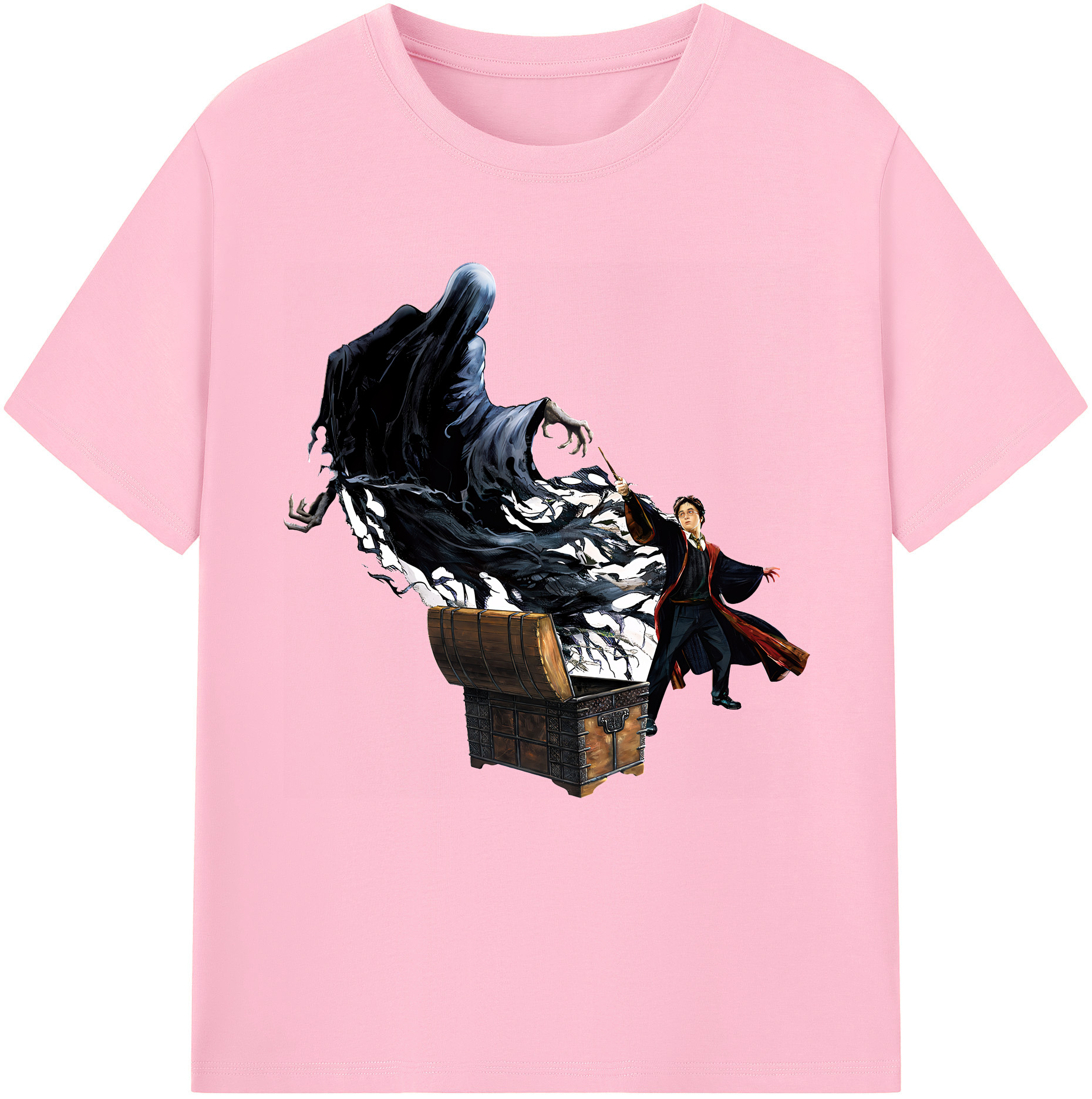 （画像用） Harry Potter ハリー・ポッターシリーズ 綿100％半袖Tシャツ（フロントプリント）