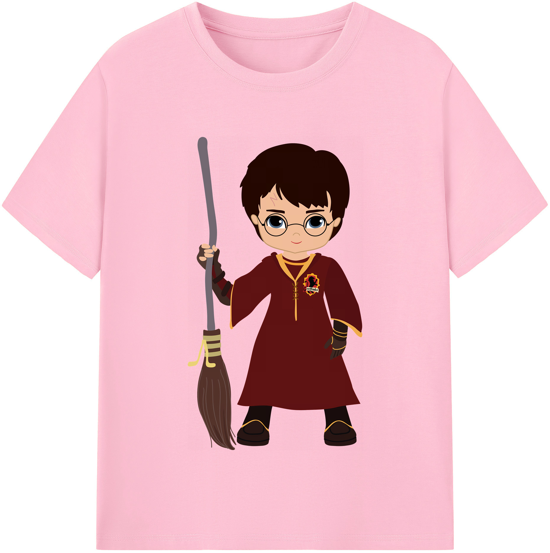（画像用） Harry Potter ハリー・ポッターシリーズ 綿100％半袖Tシャツ（フロントプリント）