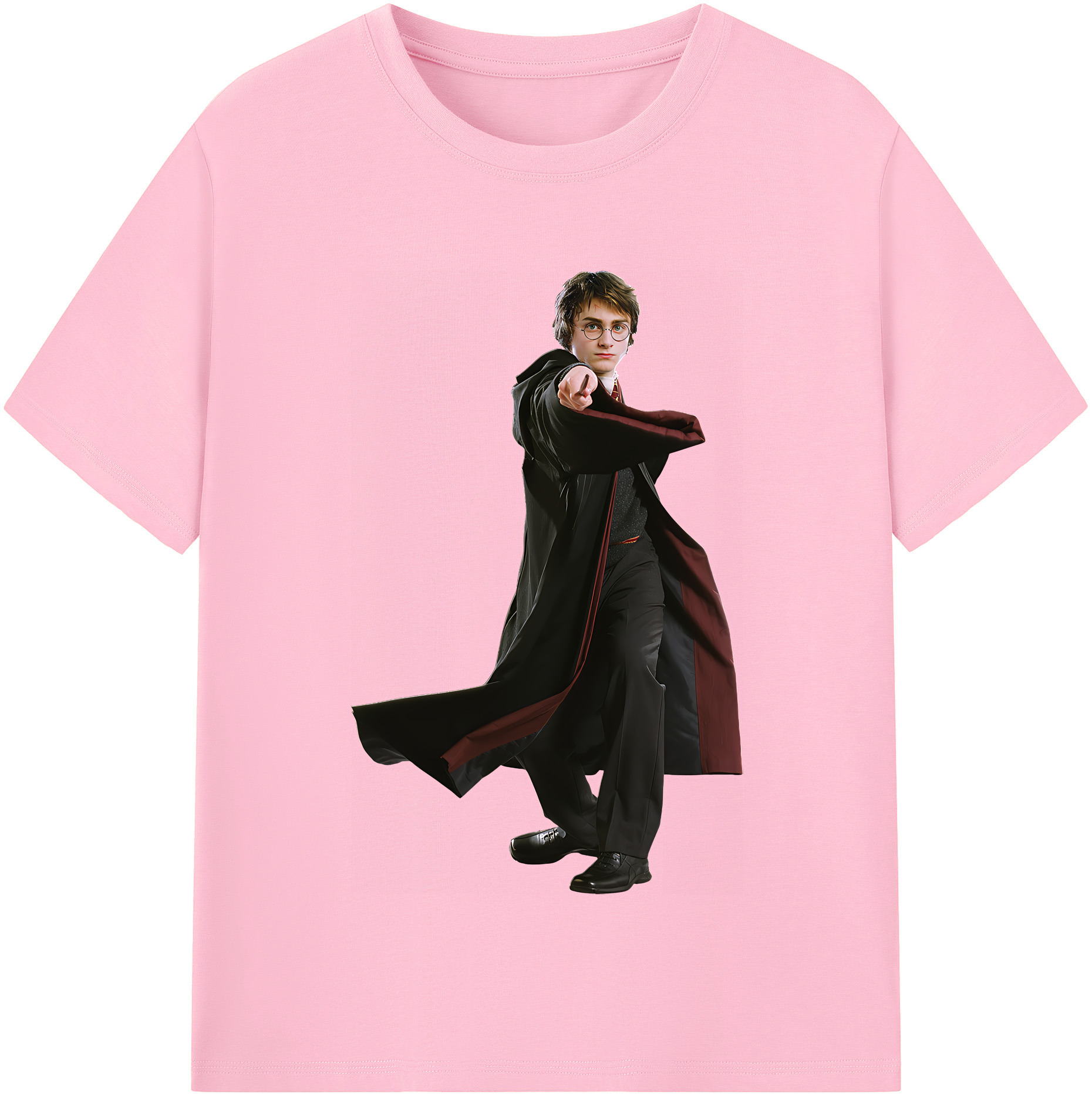 （画像用） Harry Potter ハリー・ポッターシリーズ 綿100％半袖Tシャツ（フロントプリント）