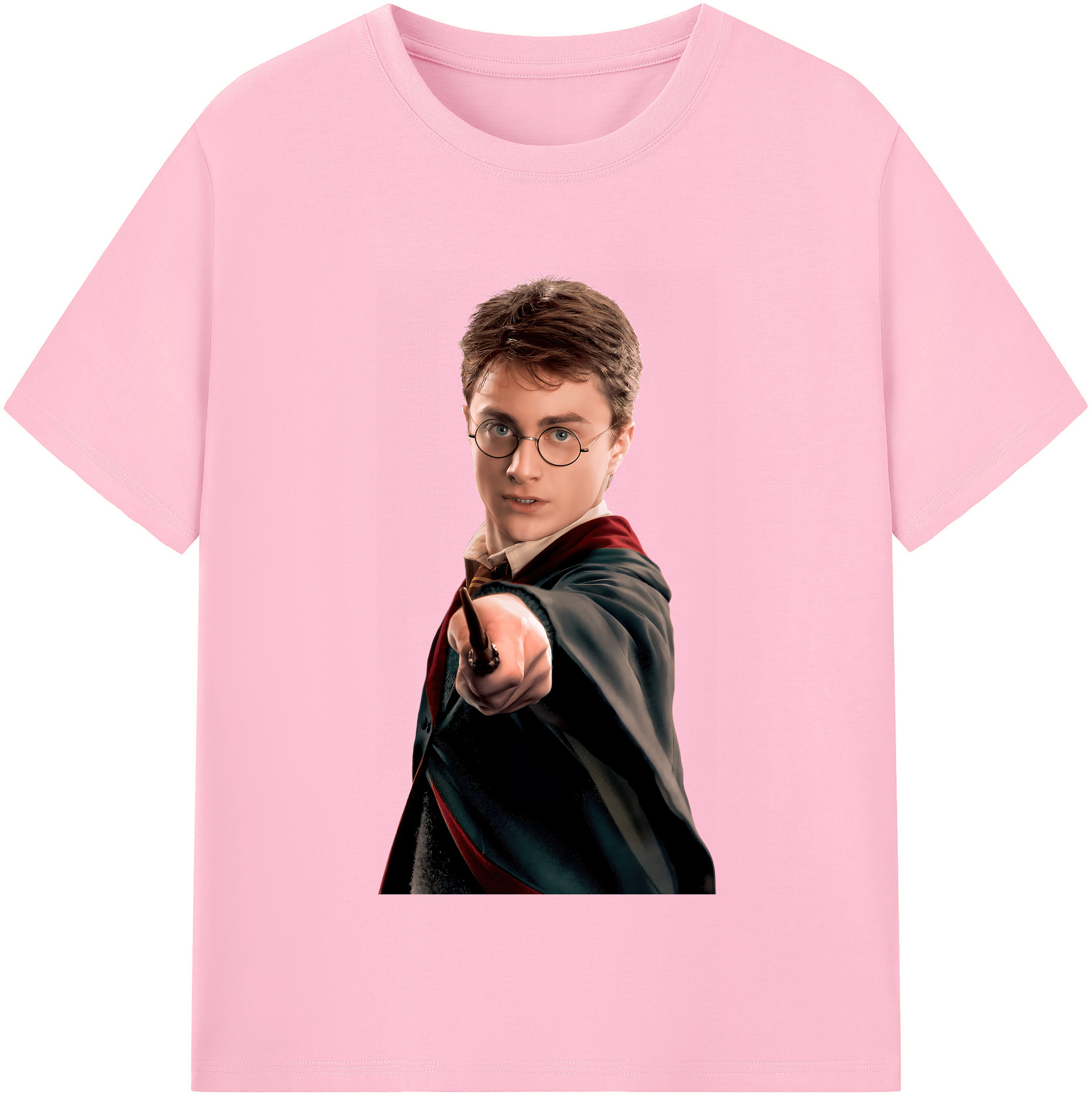 （画像用） Harry Potter ハリー・ポッターシリーズ 綿100％半袖Tシャツ（フロントプリント）