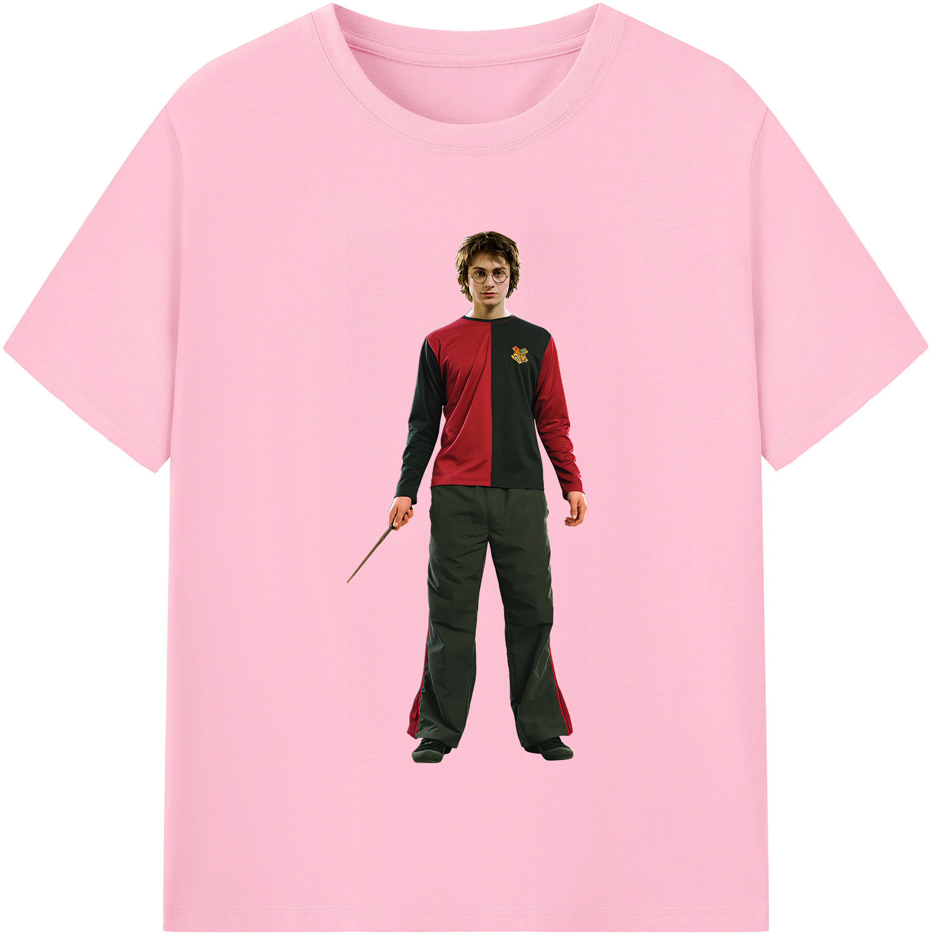 （画像用） Harry Potter ハリー・ポッターシリーズ 綿100％半袖Tシャツ（フロントプリント）